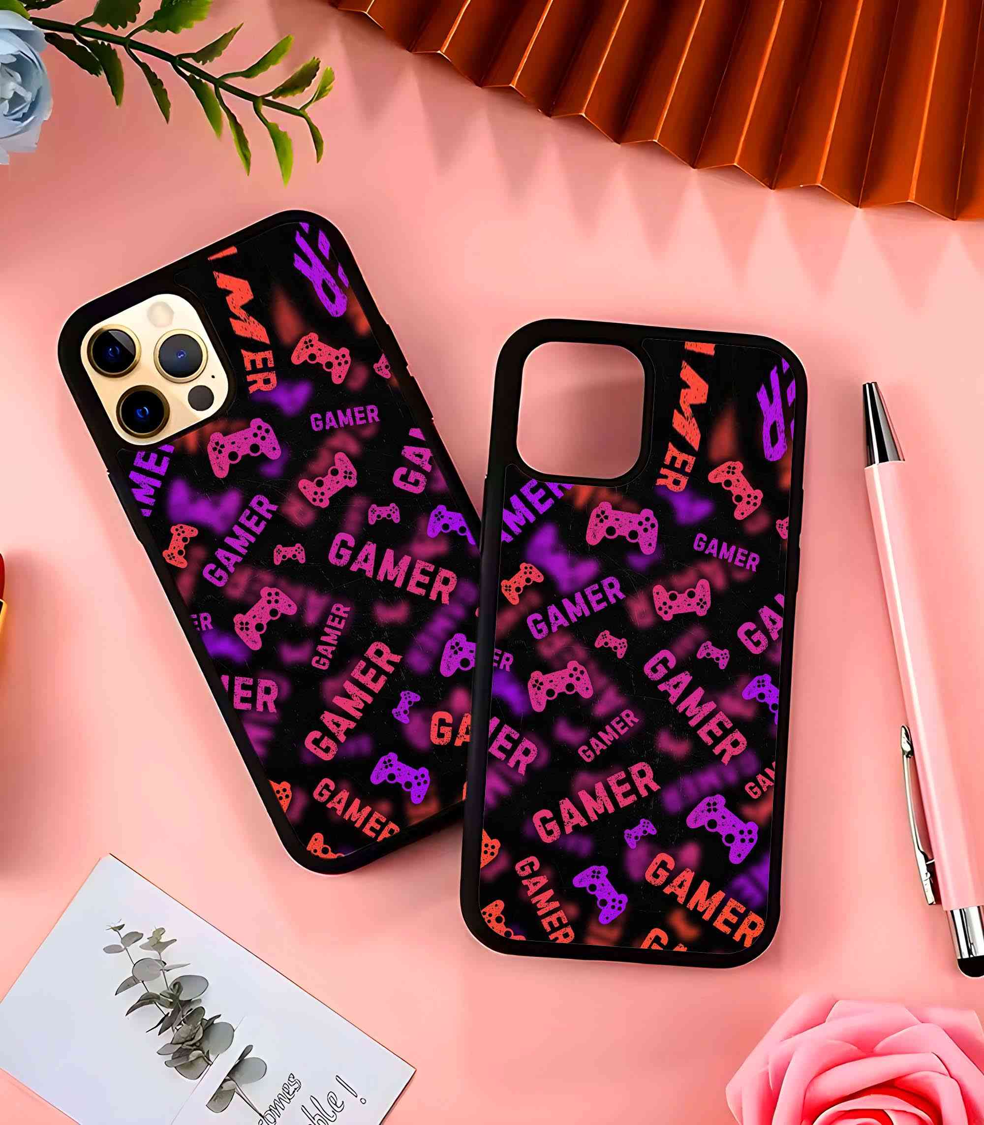 Gamer 2D Rubber Mobile Back Cover