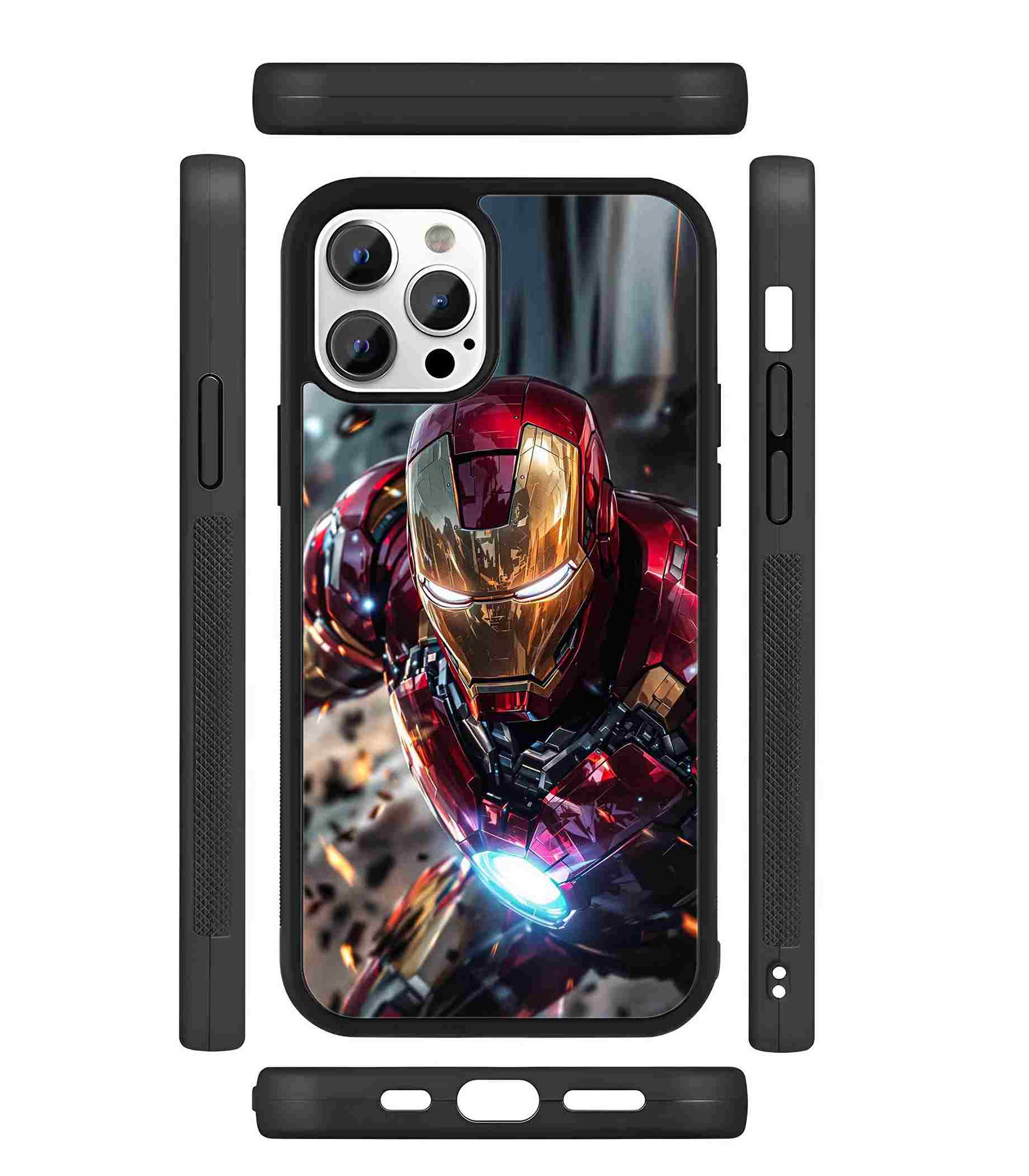 The Iron Man 2D Rubber Mobile Back Cover