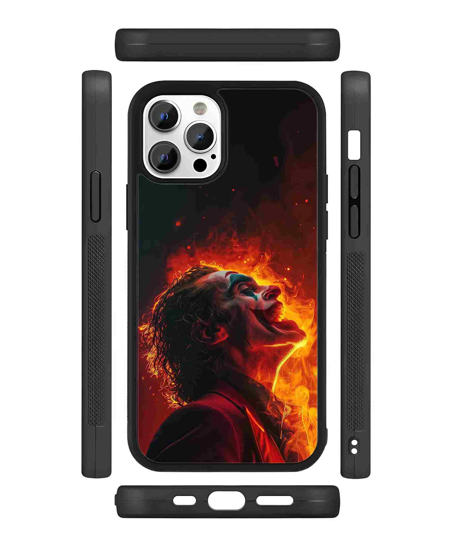 the Joker laughter 2D Rubber Mobile Back Cover the Joker laughter 2D Rubber Mobile Back Cover