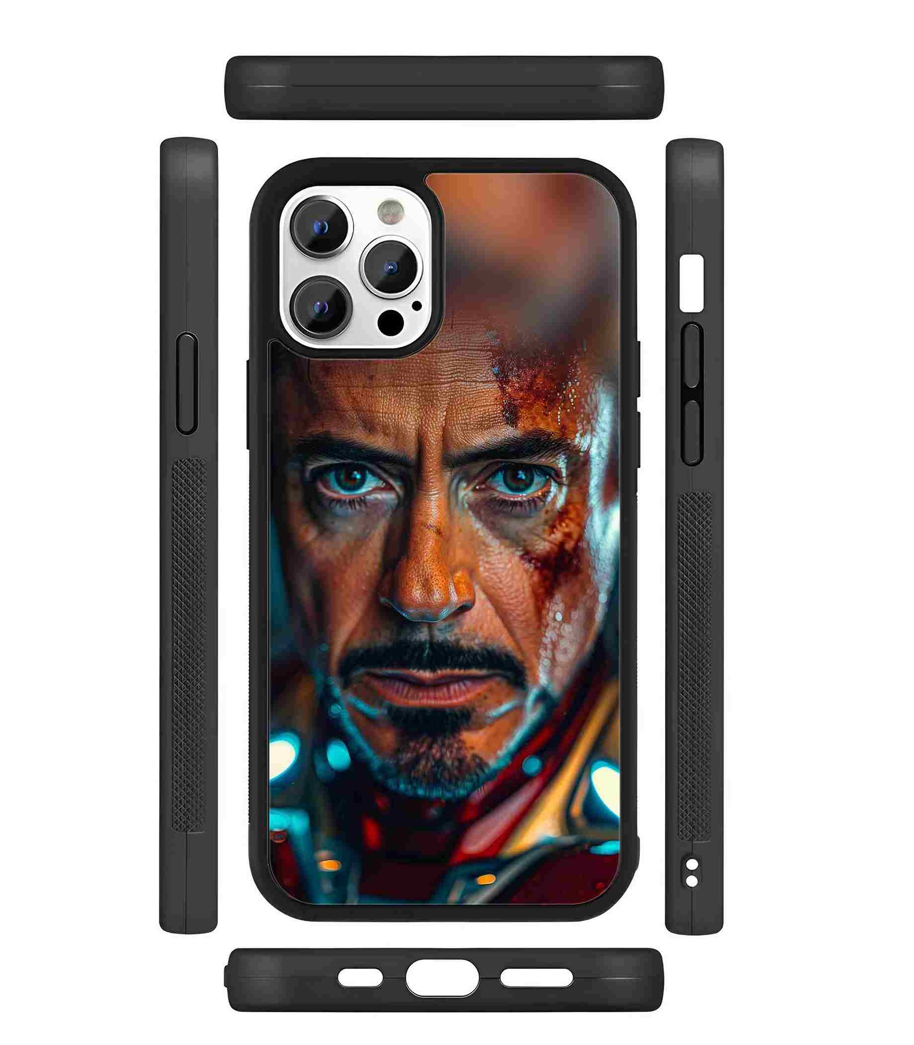 The Legend Tony Stark 2D Rubber Mobile Back Cover