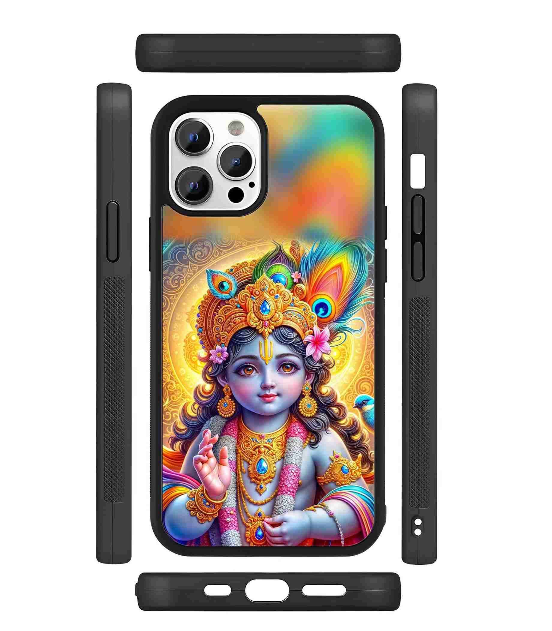 Krishna 2D Rubber Mobile Back Cover #2