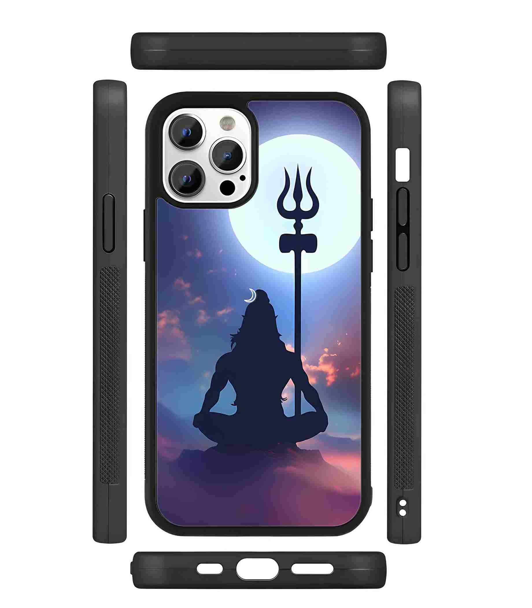 Lord Shiva Mahadev 2D Rubber Mobile Back Cover Lord Shiva Mahadev 2D Rubber Mobile Back Cover