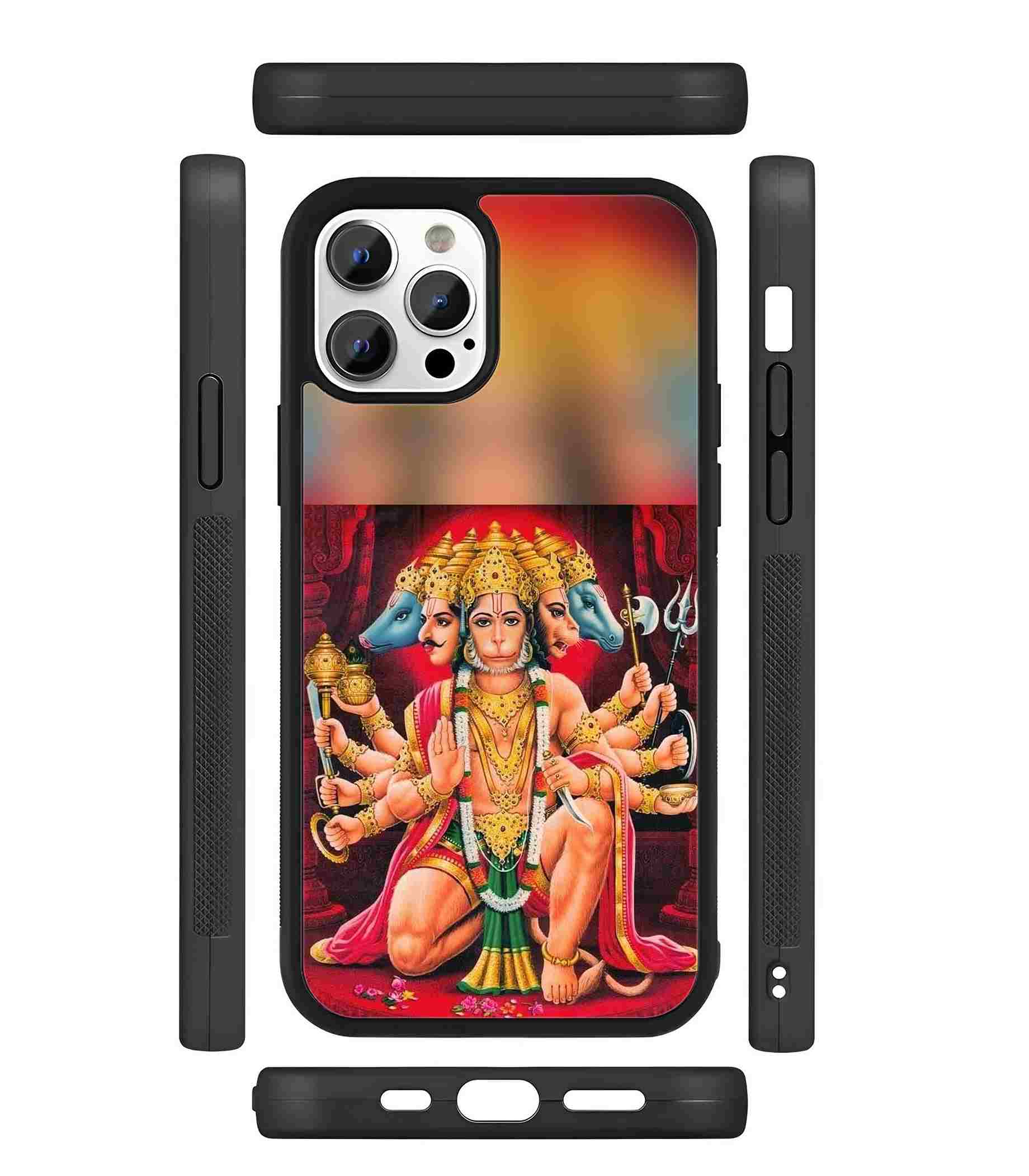 Panchmukhi Hanumanji 2D Rubber Mobile Back Cover