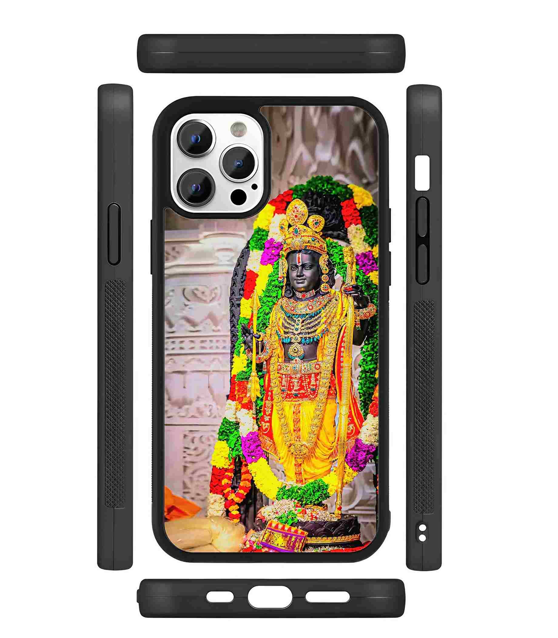 Ram Mandir Murti 2D Rubber Mobile Back Cover Ram Mandir Murti 2D Rubber Mobile Back Cover