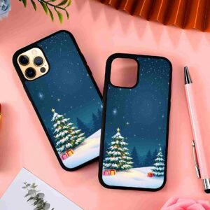 Cute Christmas 2D Rubber Mobile Back Cover #2