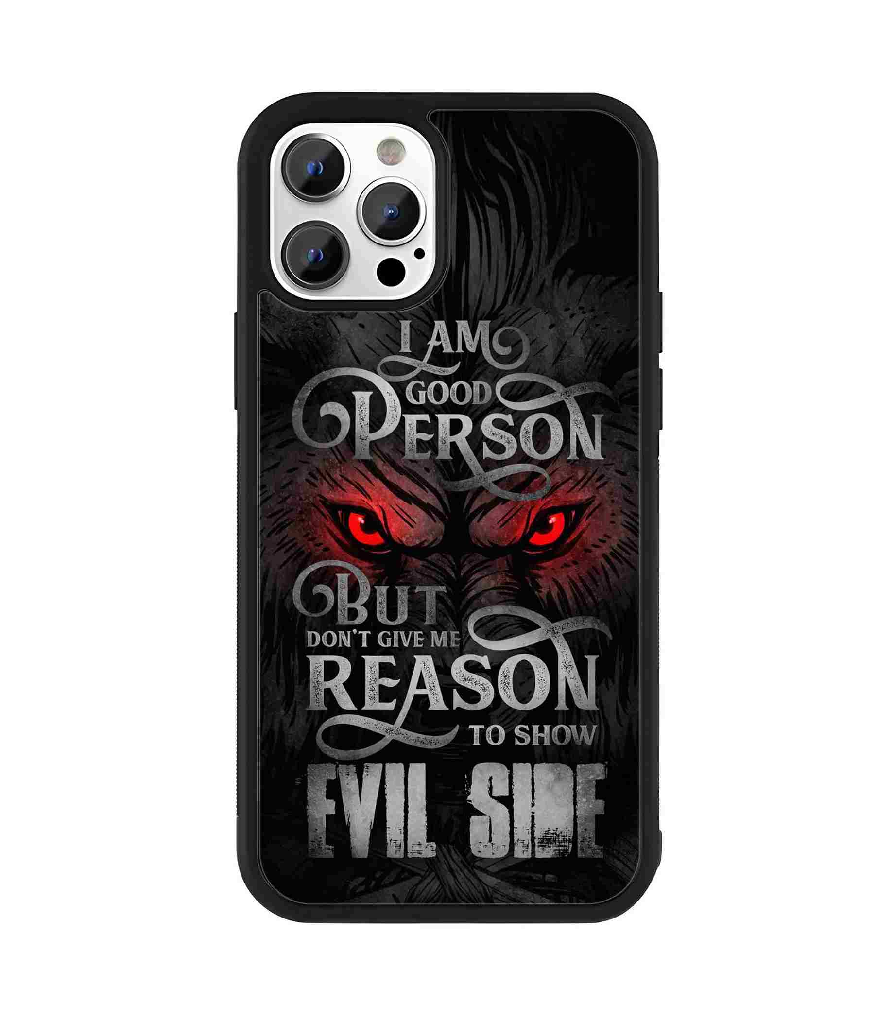My Evil Side 2D Rubber Mobile Back Cover