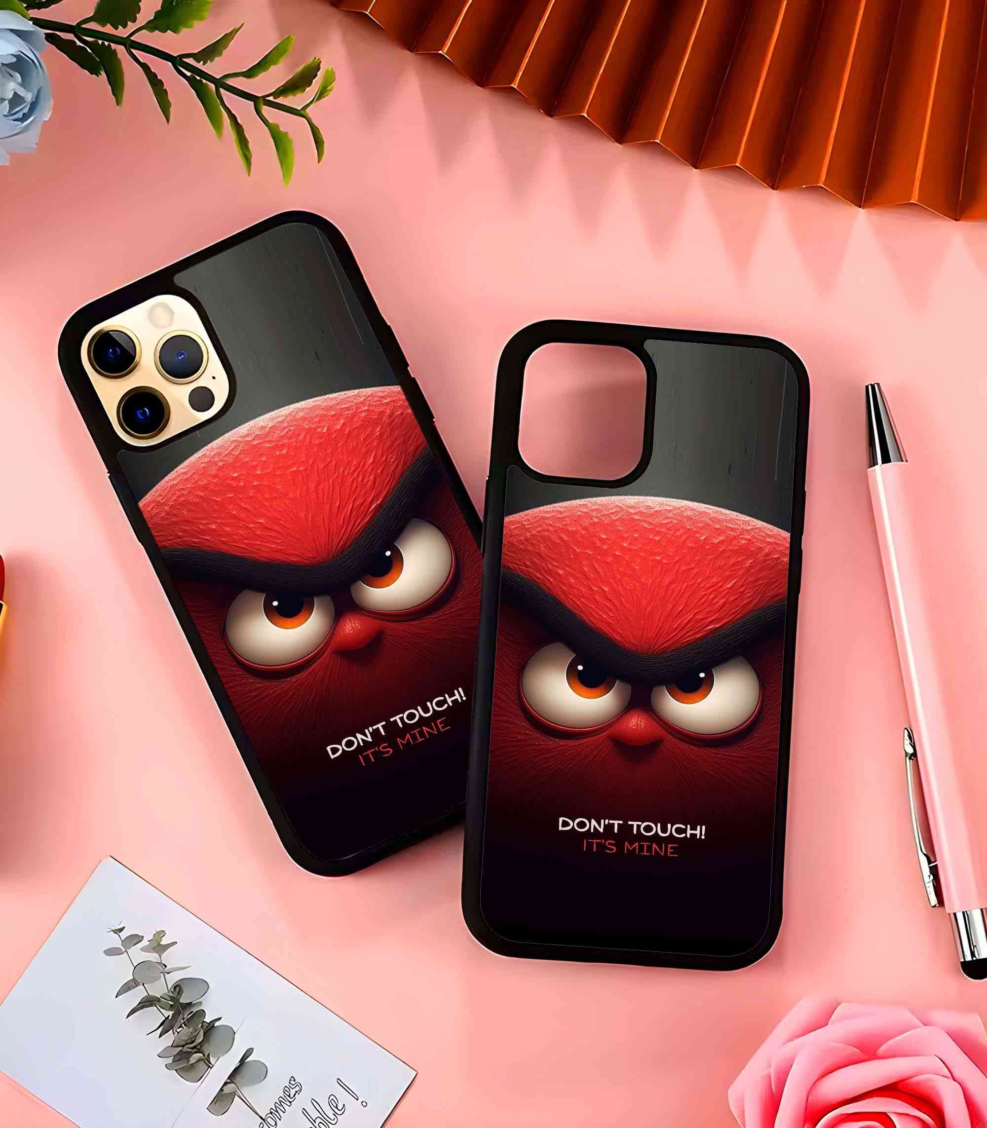 Dont Touch Its Mine 2D Rubber Mobile Back Cover Dont Touch Its Mine 2D Rubber Mobile Back Cover