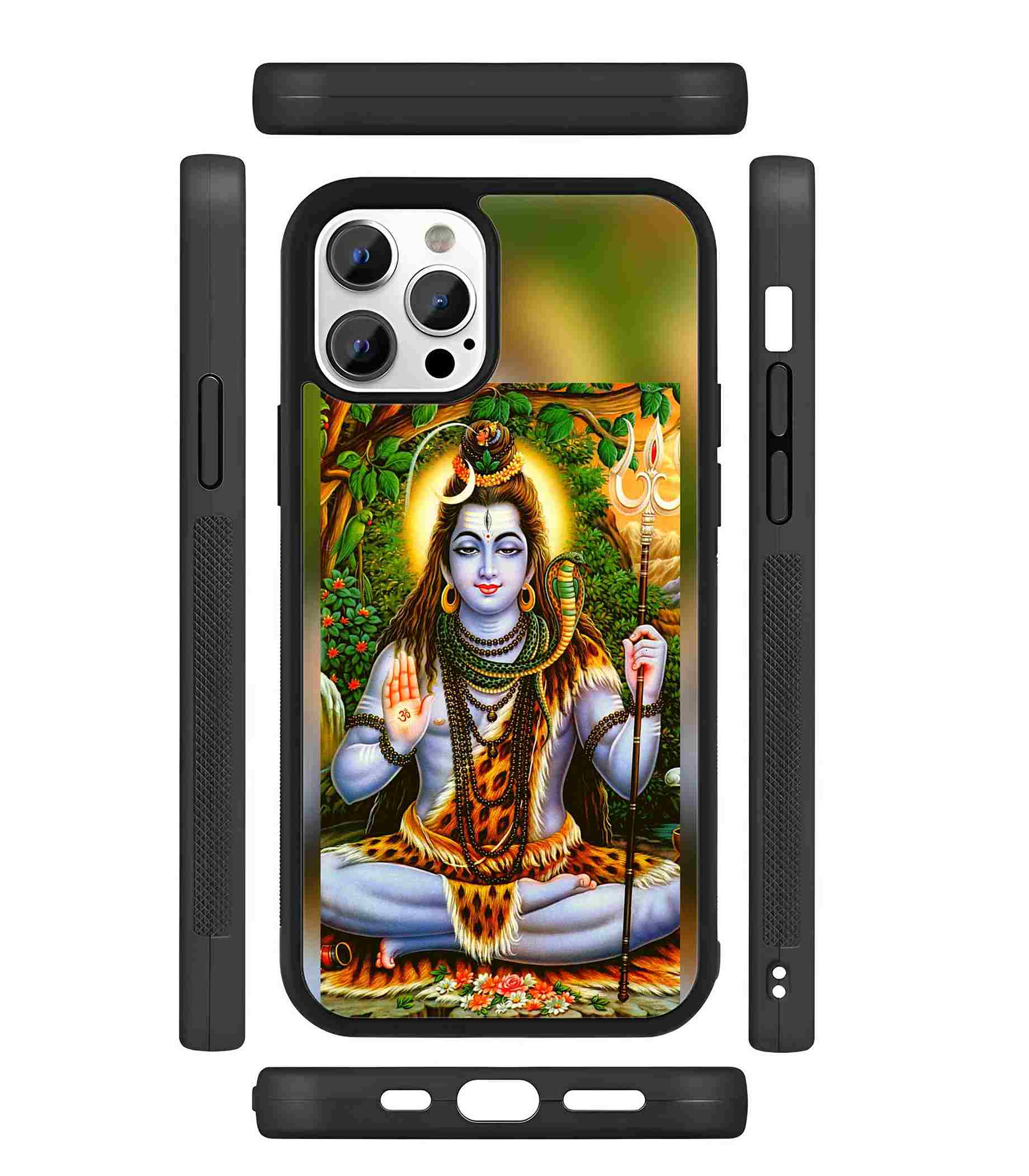 Shiva God 2D Rubber Mobile Back Cover #3