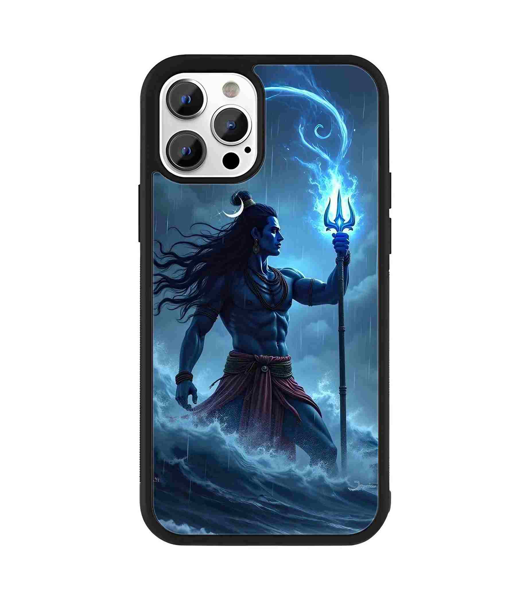 Lord Mahadev in Ocean 2D Rubber Mobile Back Cover Lord Mahadev in Ocean 2D Rubber Mobile Back Cover
