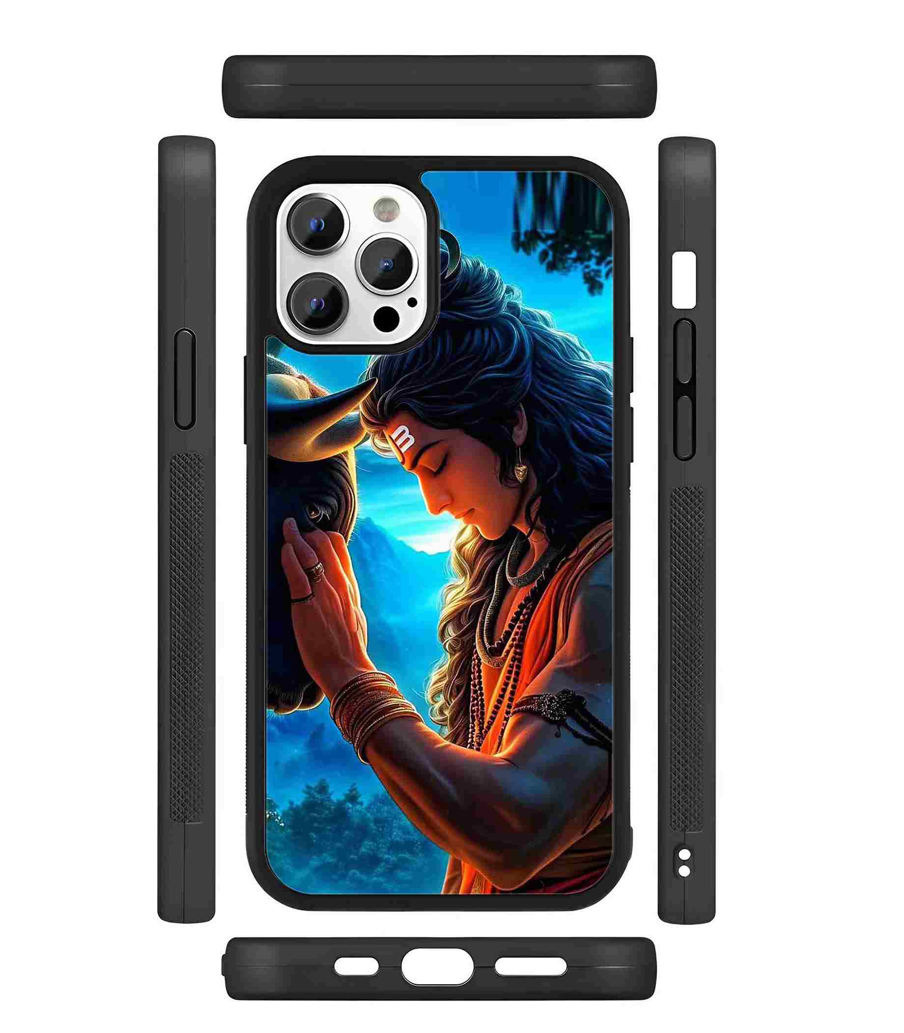 Shiva Mahadev 2D Rubber Mobile Back Cover