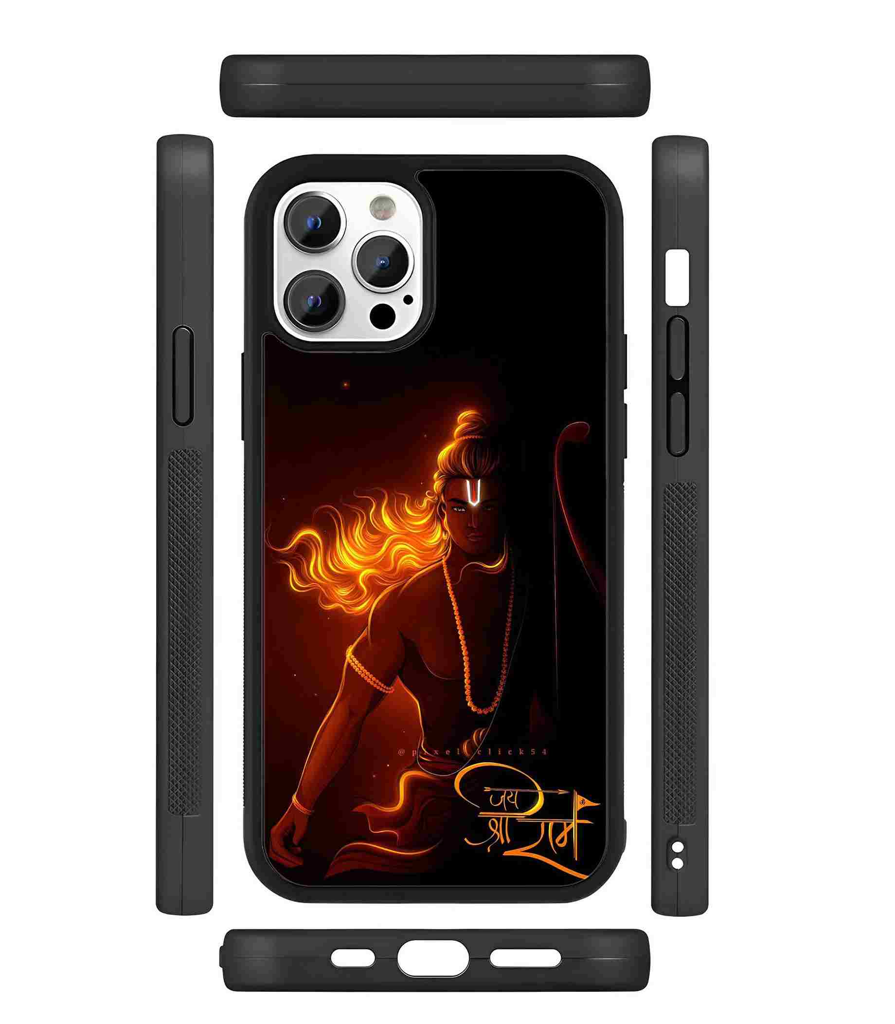 Shree Ram 2D Rubber Mobile Back Cover Shree Ram 2D Rubber Mobile Back Cover