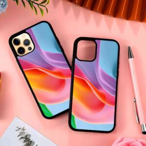 Vibrant Gradient Fluid 2D Rubber Mobile Back Cover