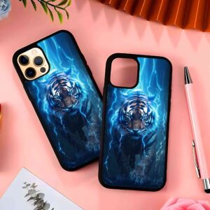 Electro Tiger 2D Rubber Mobile Back Cover