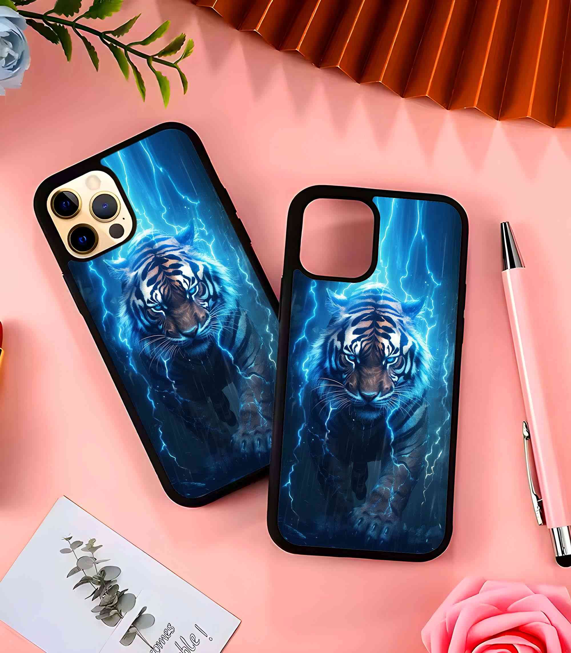 Electro Tiger 2D Rubber Mobile Back Cover Electro Tiger 2D Rubber Mobile Back Cover