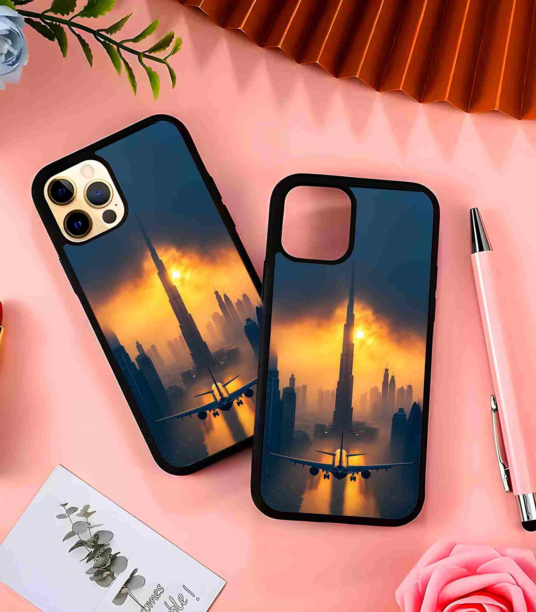 Dubai Flight 2D Rubber Mobile Back Cover Dubai Flight 2D Rubber Mobile Back Cover