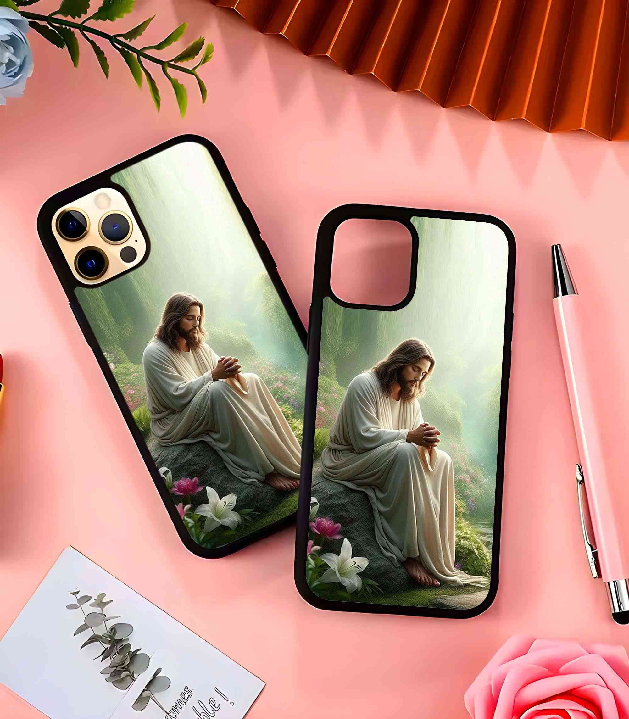 Jesus 2D Rubber Mobile Back Cover #4