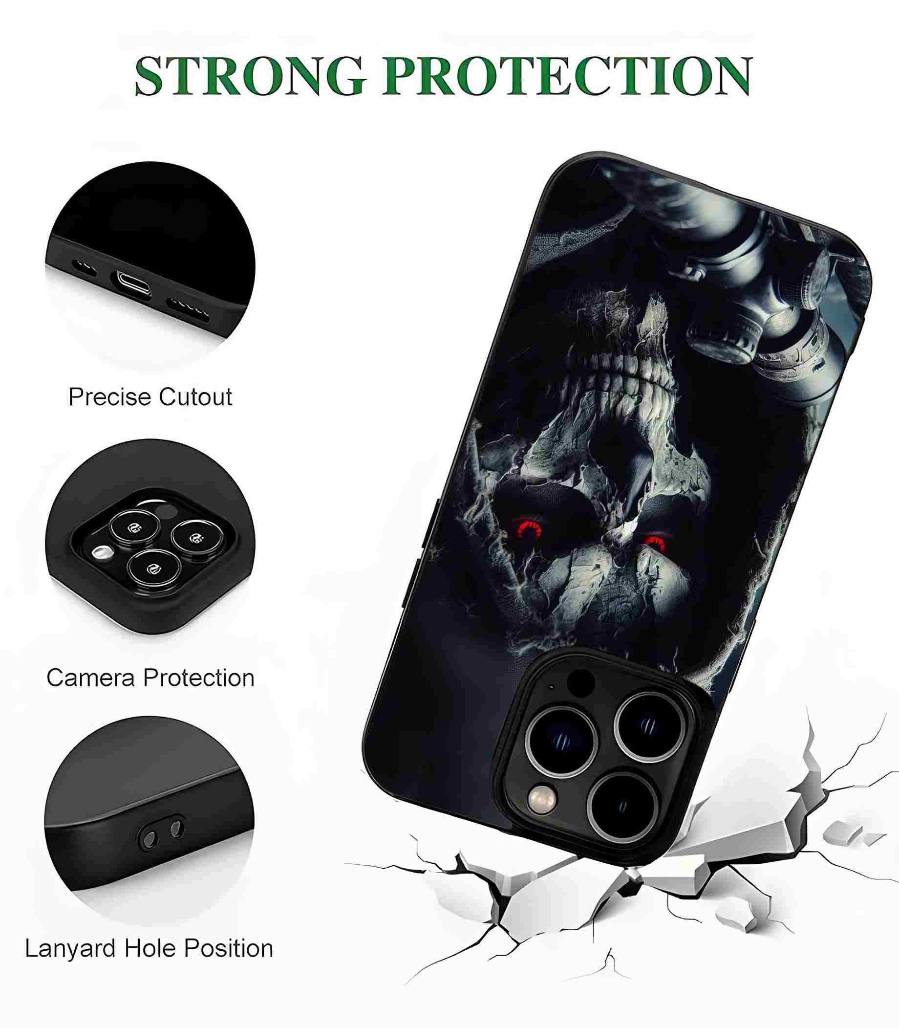 Ghost Sniper 2D Rubber Mobile Back Cover Ghost Sniper 2D Rubber Mobile Back Cover