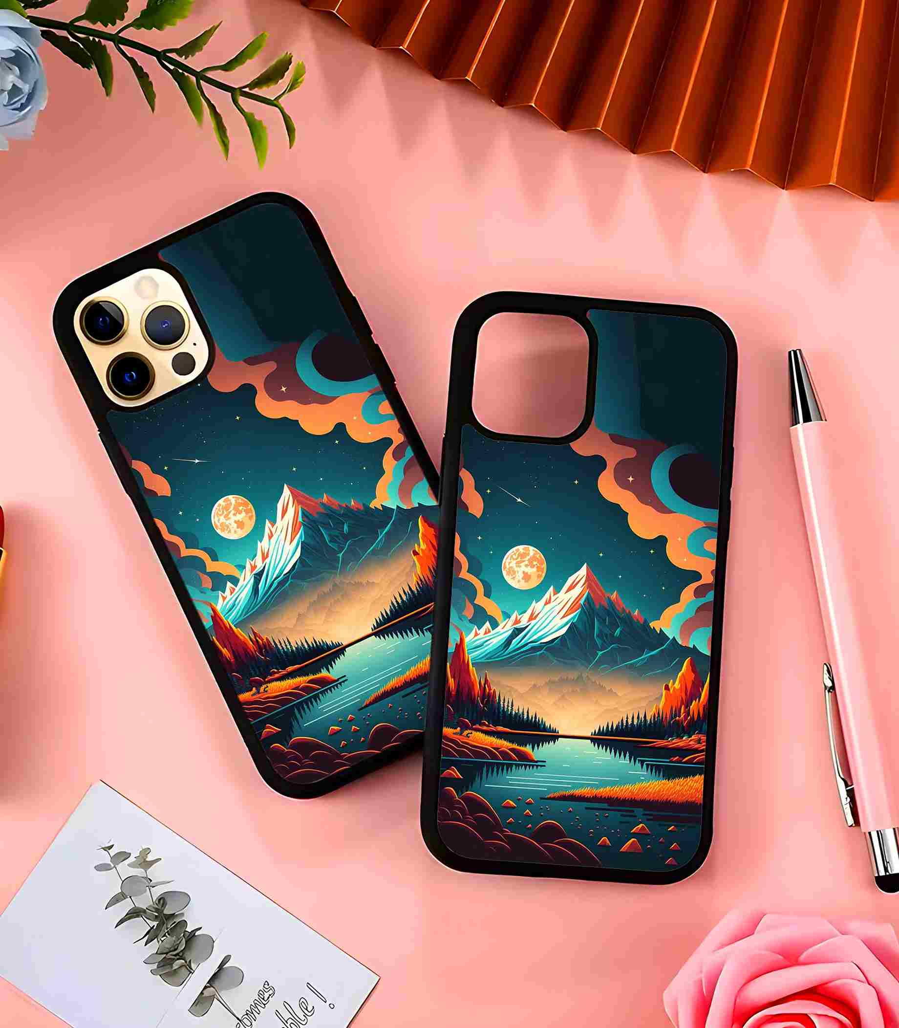 Hush Haven 2D Rubber Mobile Back Cover Hush Haven 2D Rubber Mobile Back Cover