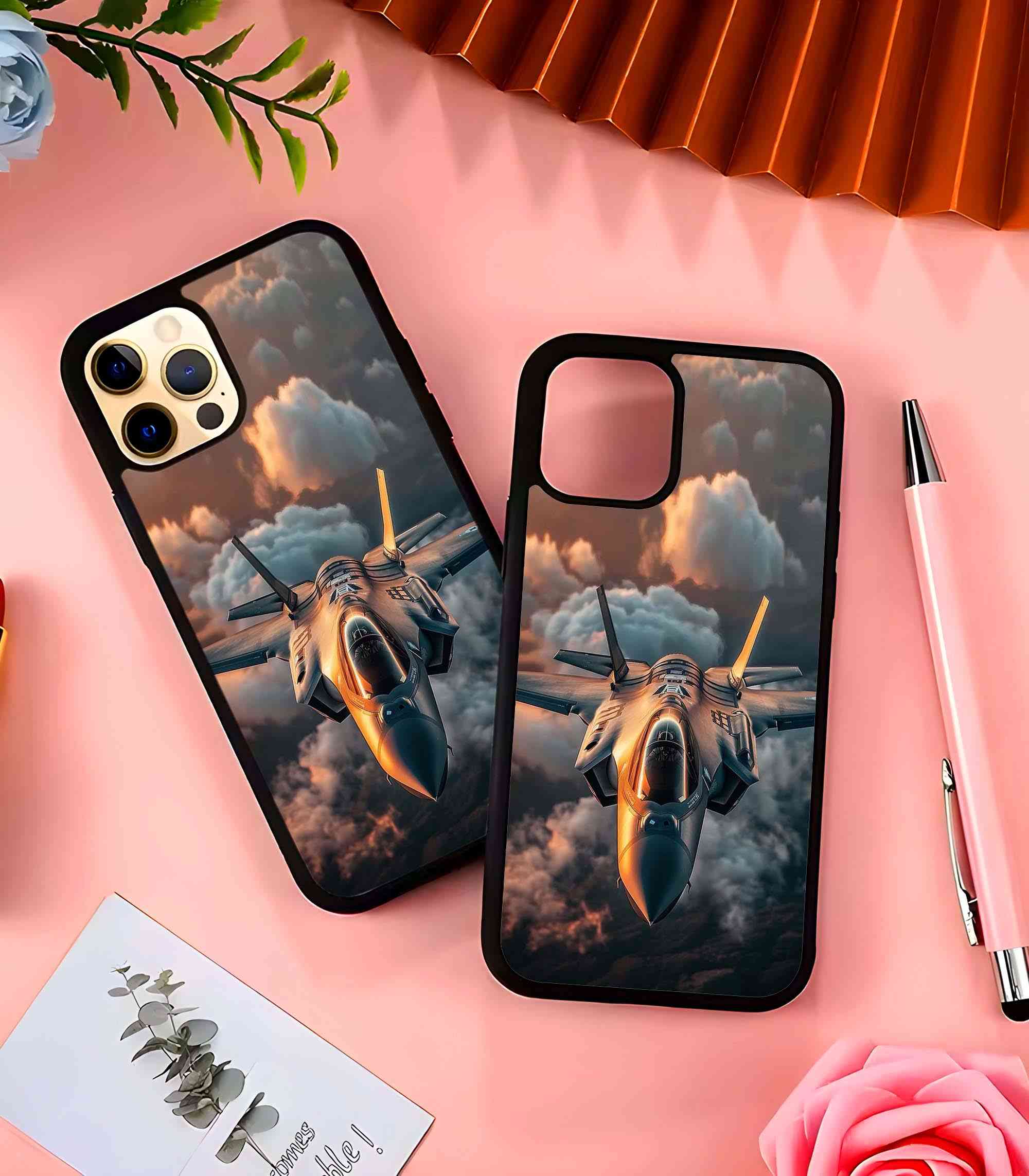 Fighter Jet F-35 2D Rubber Mobile Back Cover