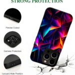 Abstract Crystals 2D Rubber Mobile Back Cover