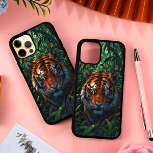 Jungle King Tiger 2D Rubber Mobile Back Cover