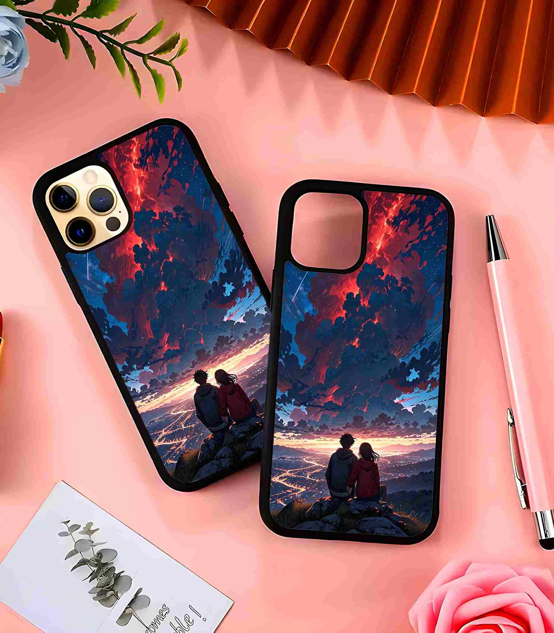 Lovers in Litsky 2D Rubber Mobile Back Cover Lovers in Litsky 2D Rubber Mobile Back Cover