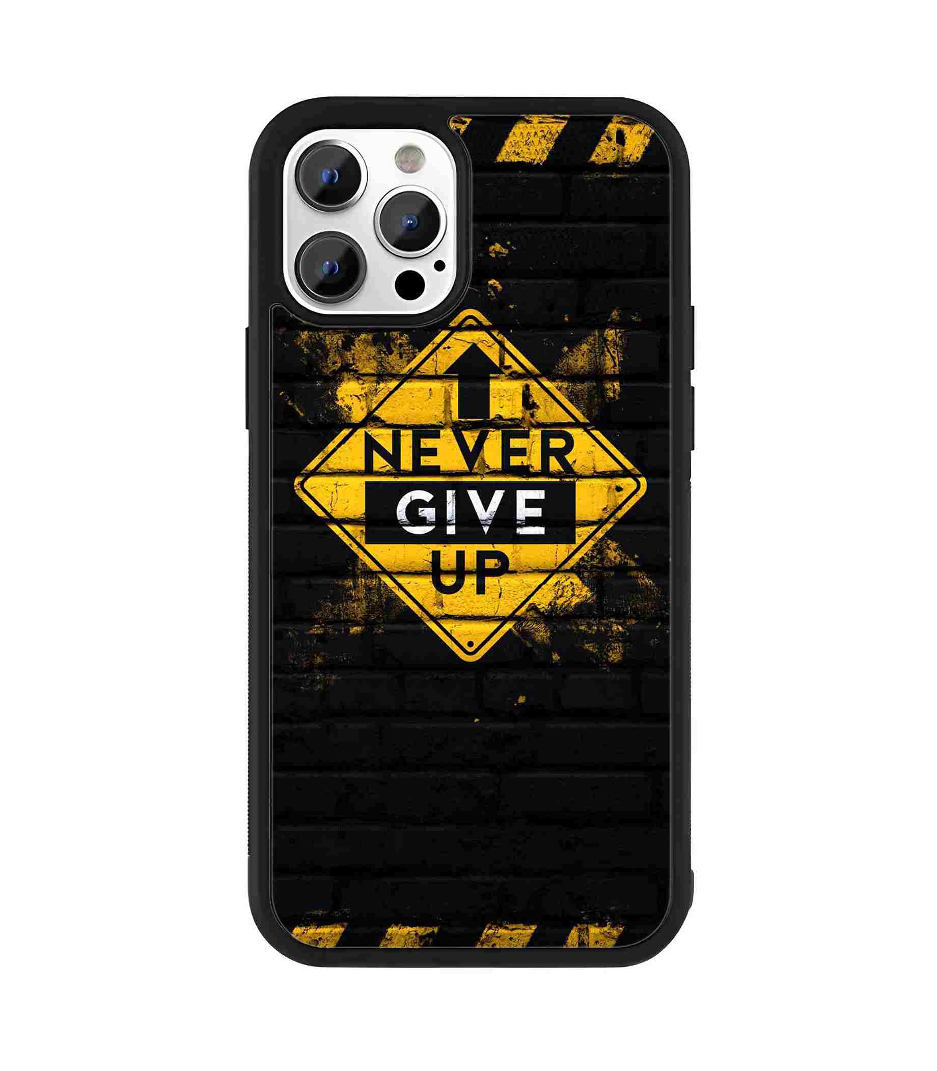 Never Give UP 2D Rubber Mobile Back Cover #4 Never Give UP 2D Rubber Mobile Back Cover #4