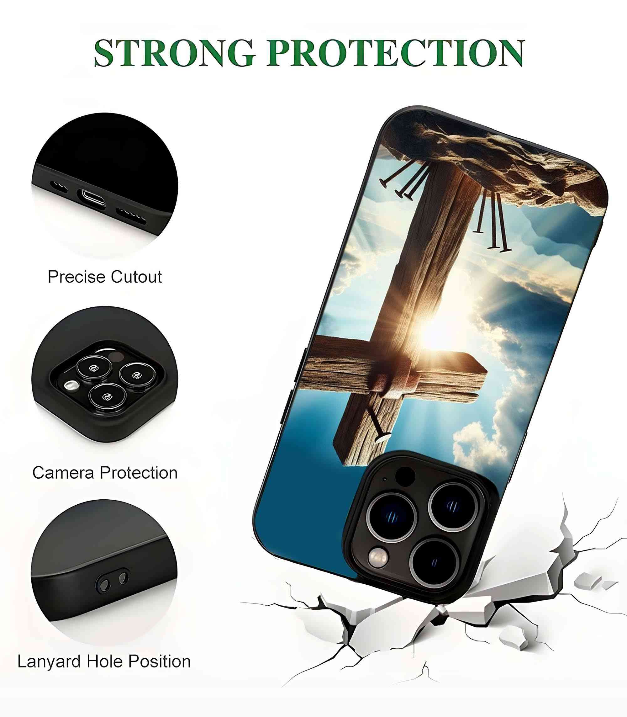 Cross Christian 2D Rubber Mobile Back Cover Cross Christian 2D Rubber Mobile Back Cover