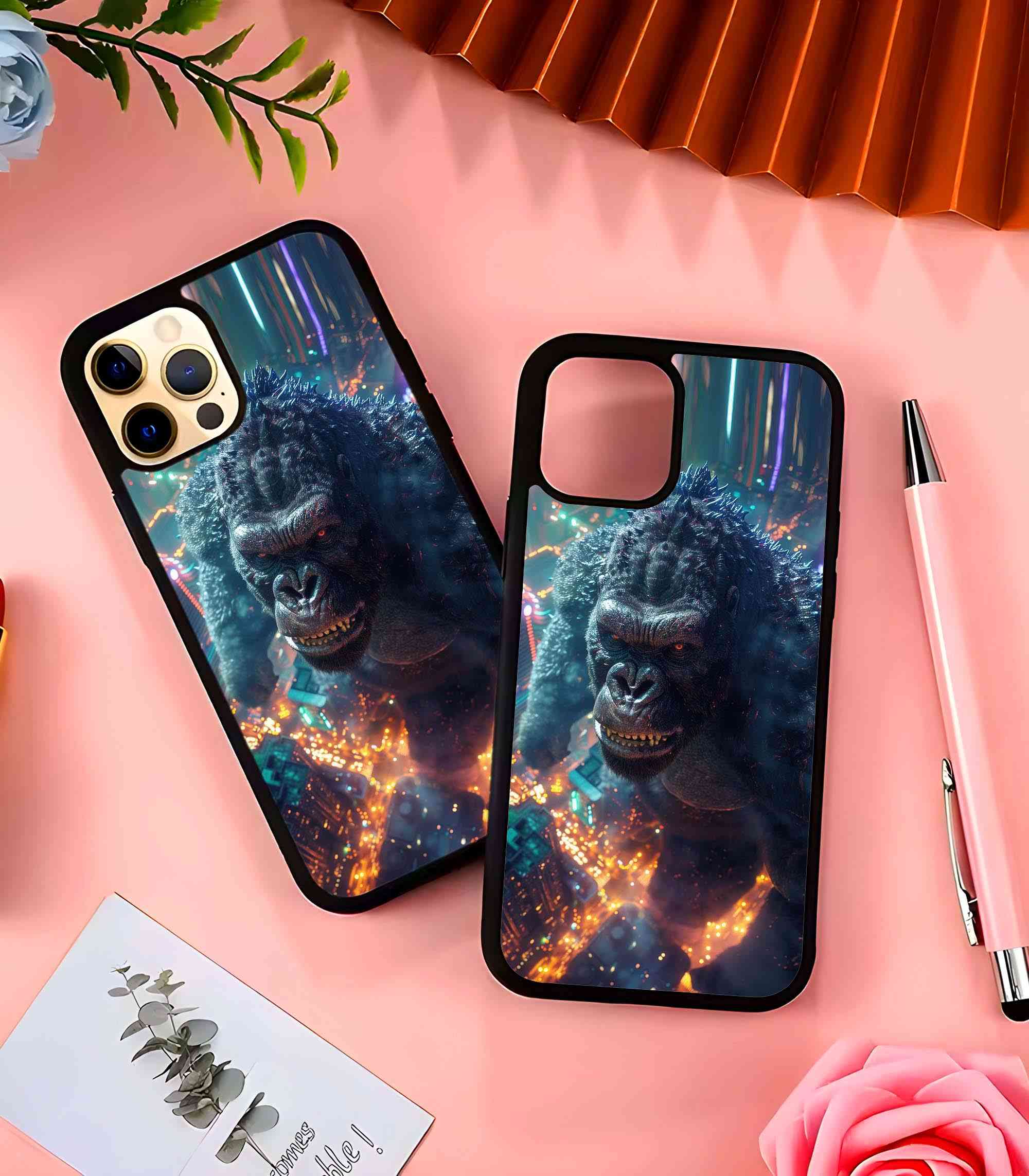 Kong 2D Rubber Mobile Back Cover