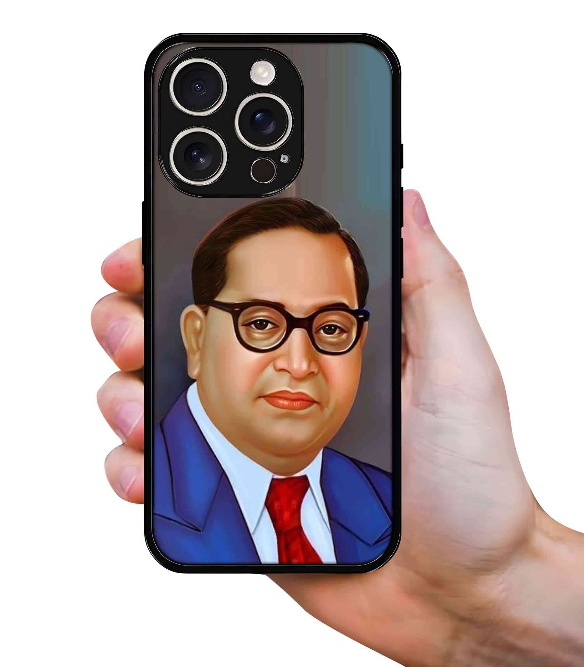 Ambedkar 2D Rubber Mobile Back Cover #2