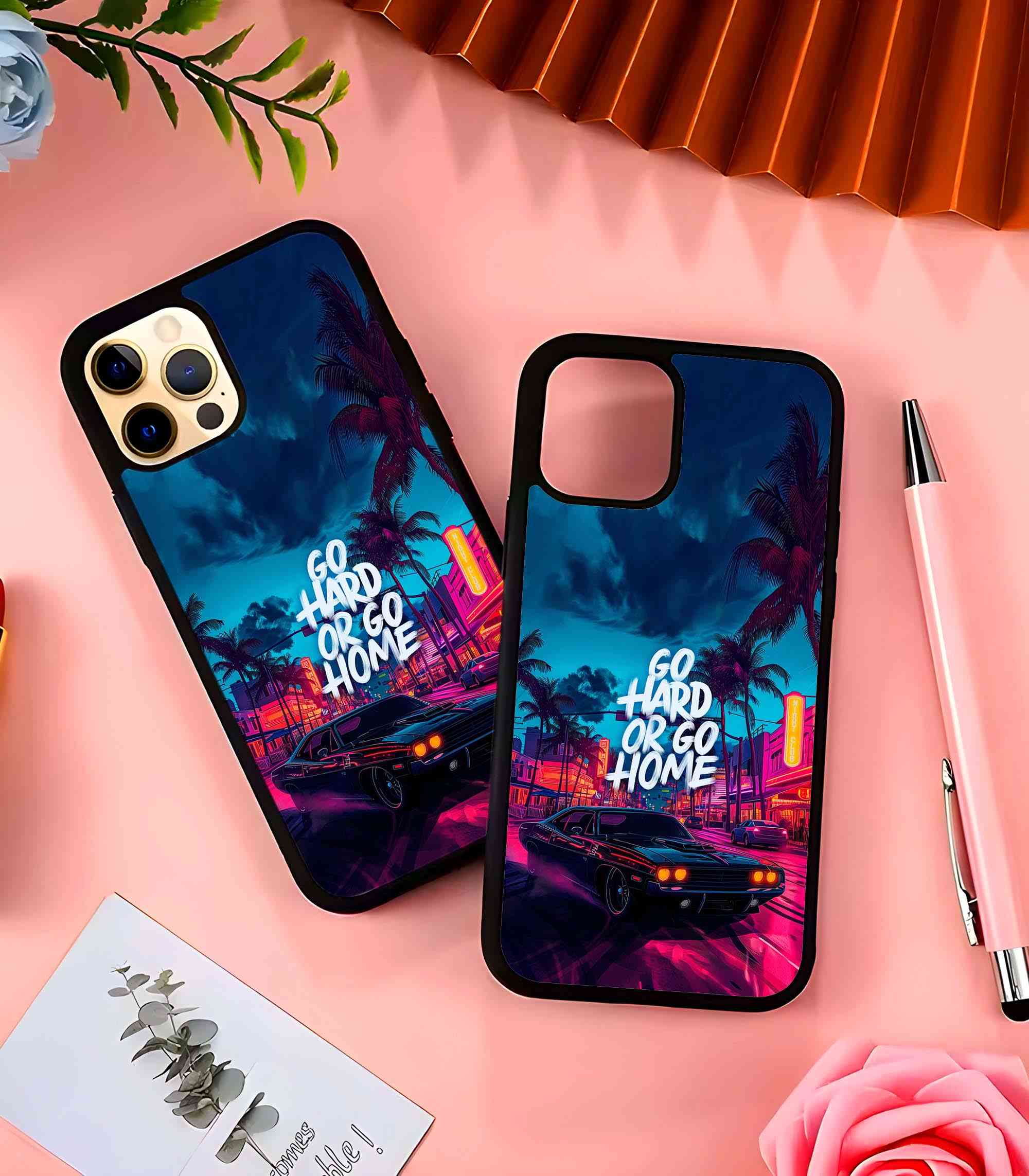 Go Hard Go Home GTA-6 2D Rubber Mobile Back Cover