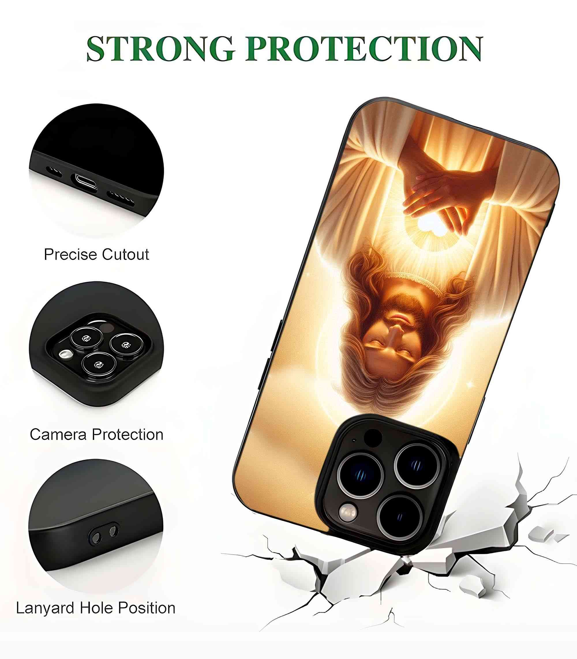 Jesus 2D Rubber Mobile Back Cover Jesus 2D Rubber Mobile Back Cover