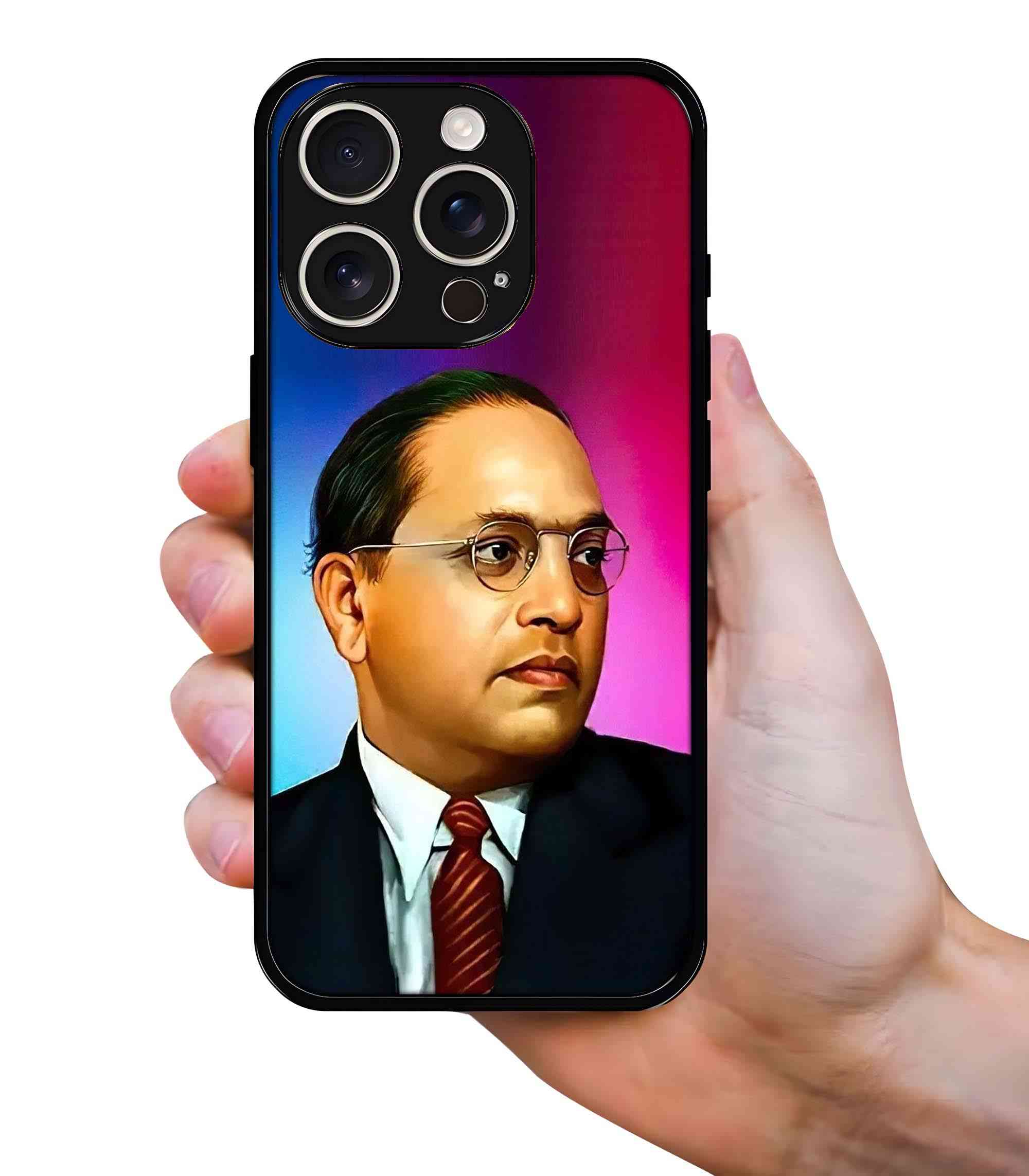 Ambedkar 2D Rubber Mobile Back Cover #3 Ambedkar 2D Rubber Mobile Back Cover #3