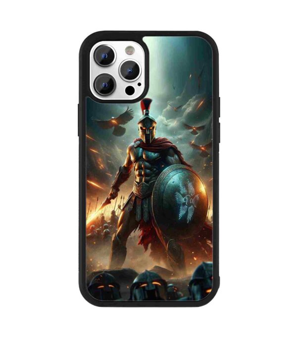 Sparta War 2D Rubber Mobile Back Cover