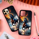 The Horse 2D Rubber Mobile Back Cover