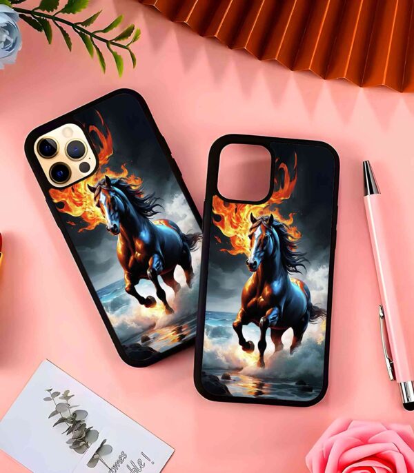 The Horse 2D Rubber Mobile Back Cover