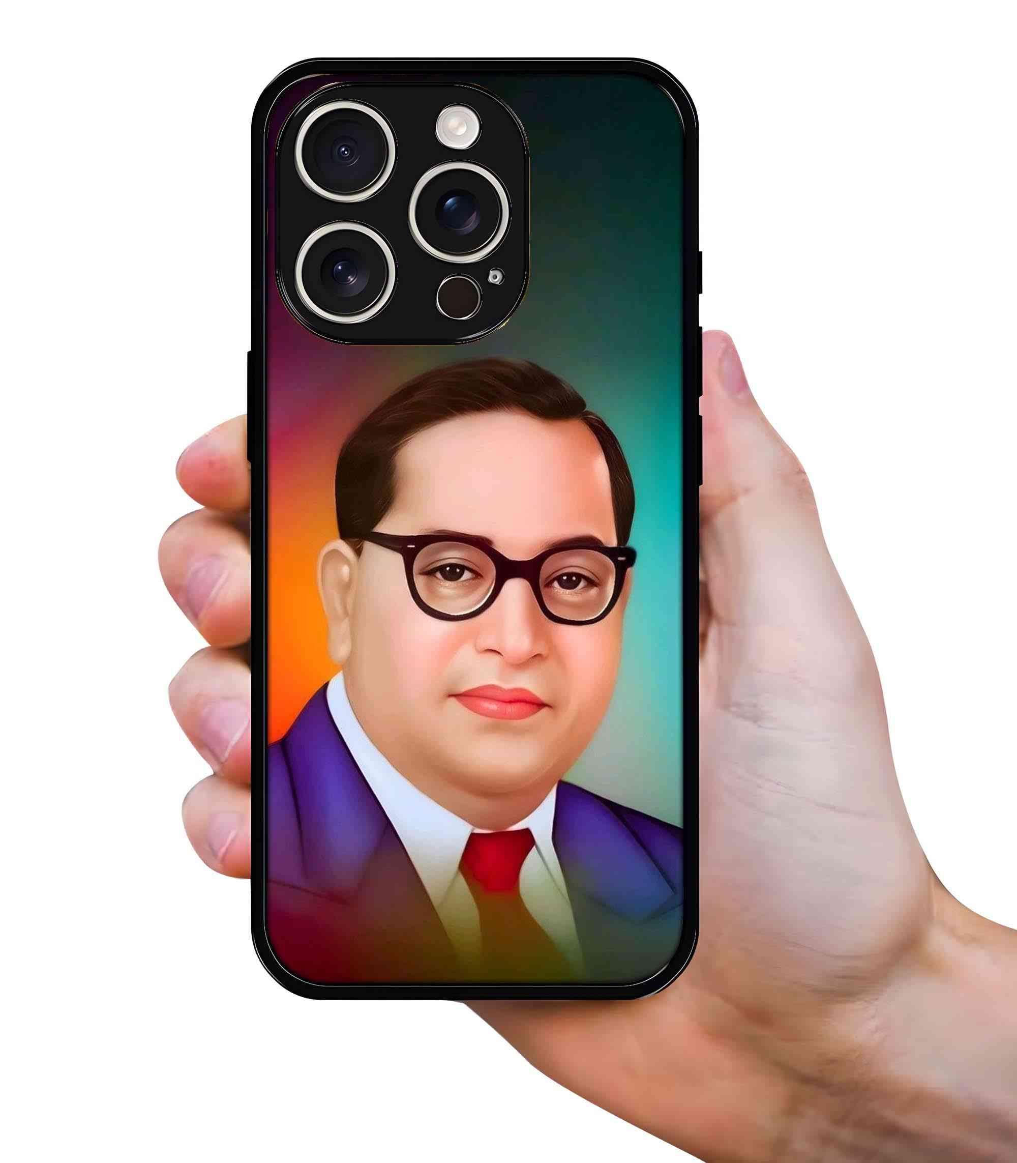 Ambedkar 2D Rubber Mobile Back Cover #4