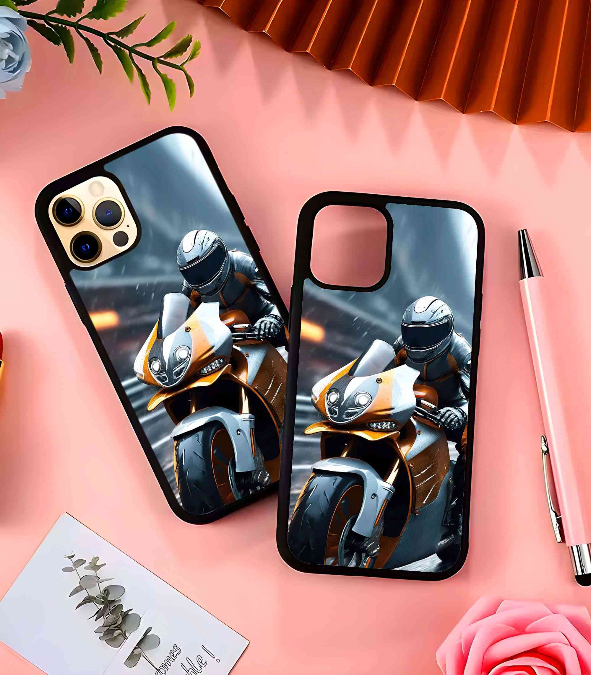 Hyper Rider 2D Rubber Mobile Back Cover Hyper Rider 2D Rubber Mobile Back Cover