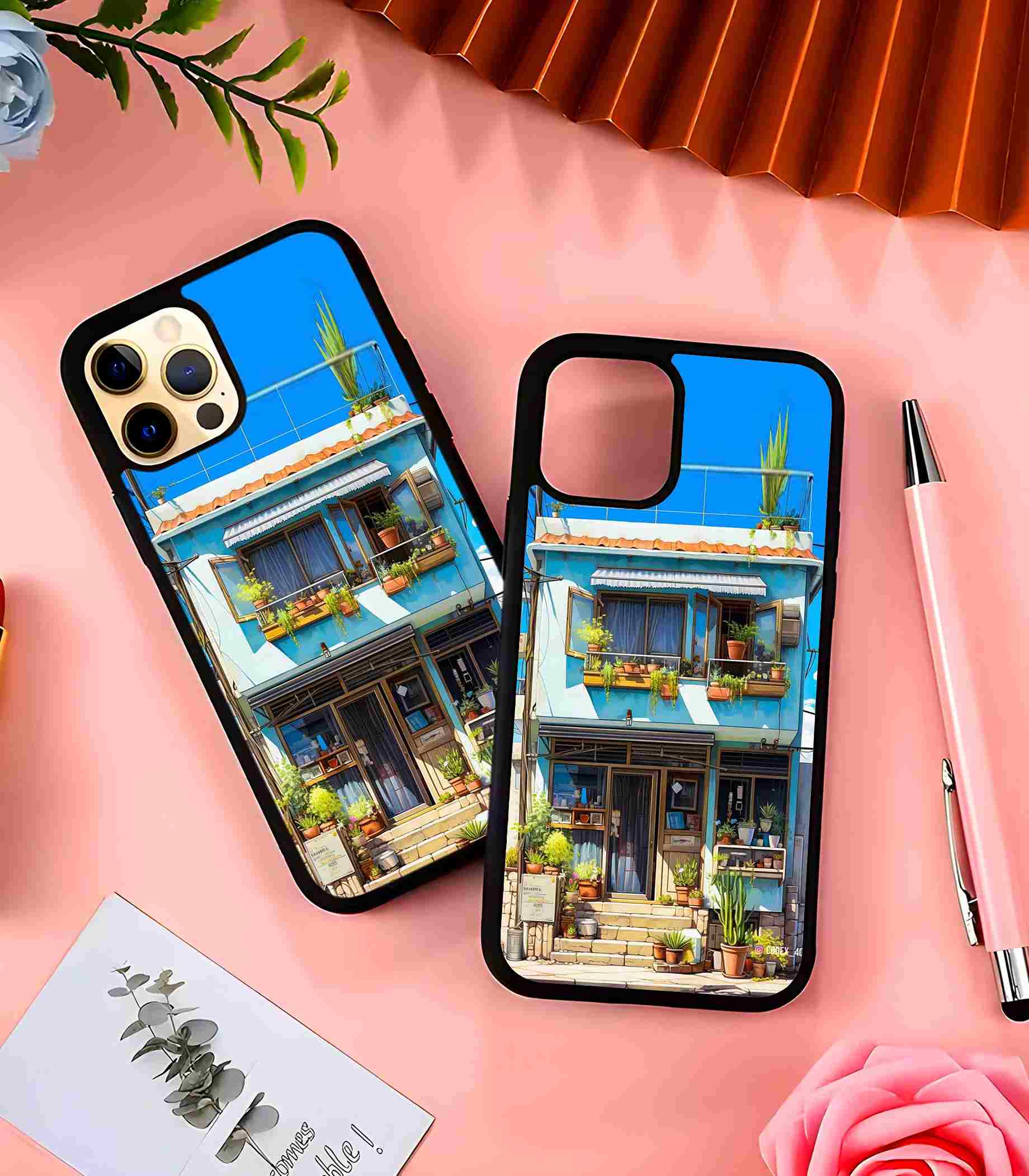 Tiny Home Shop 2D Rubber Mobile Back Cover Tiny Home Shop 2D Rubber Mobile Back Cover