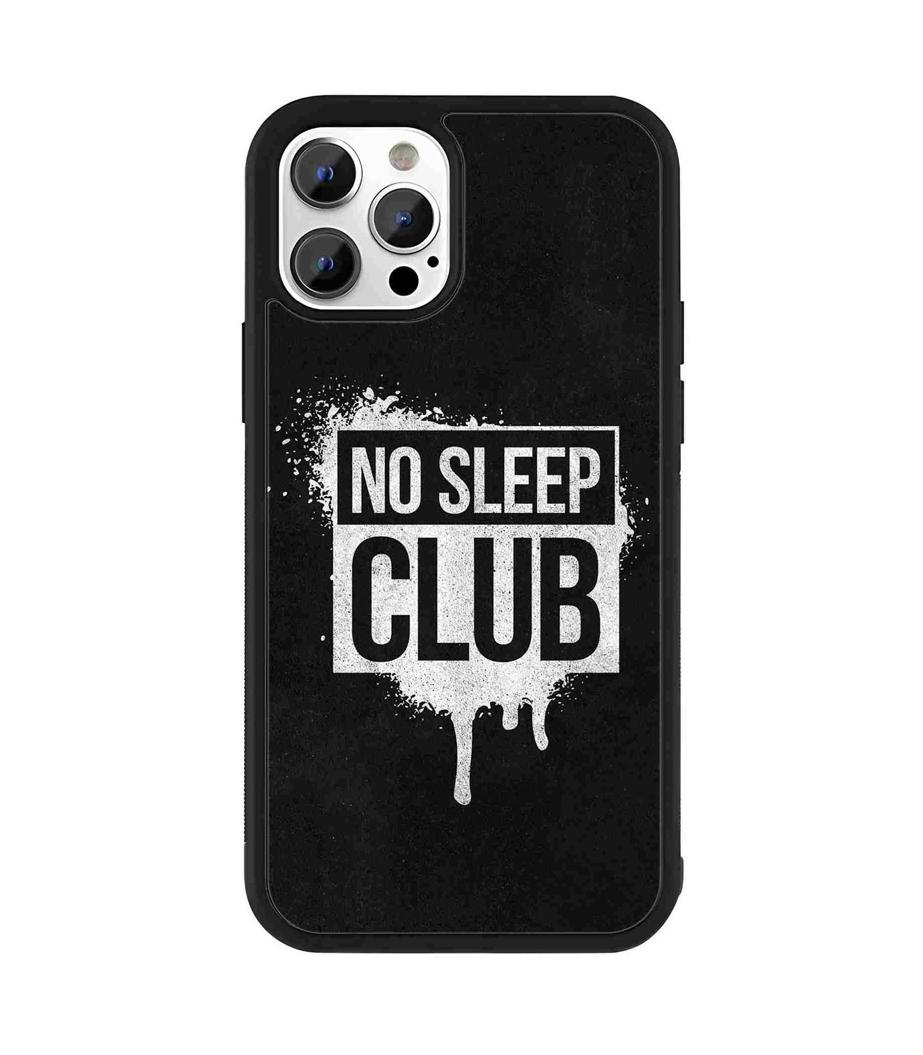 No Sleep Club 2D Rubber Mobile Back Cover