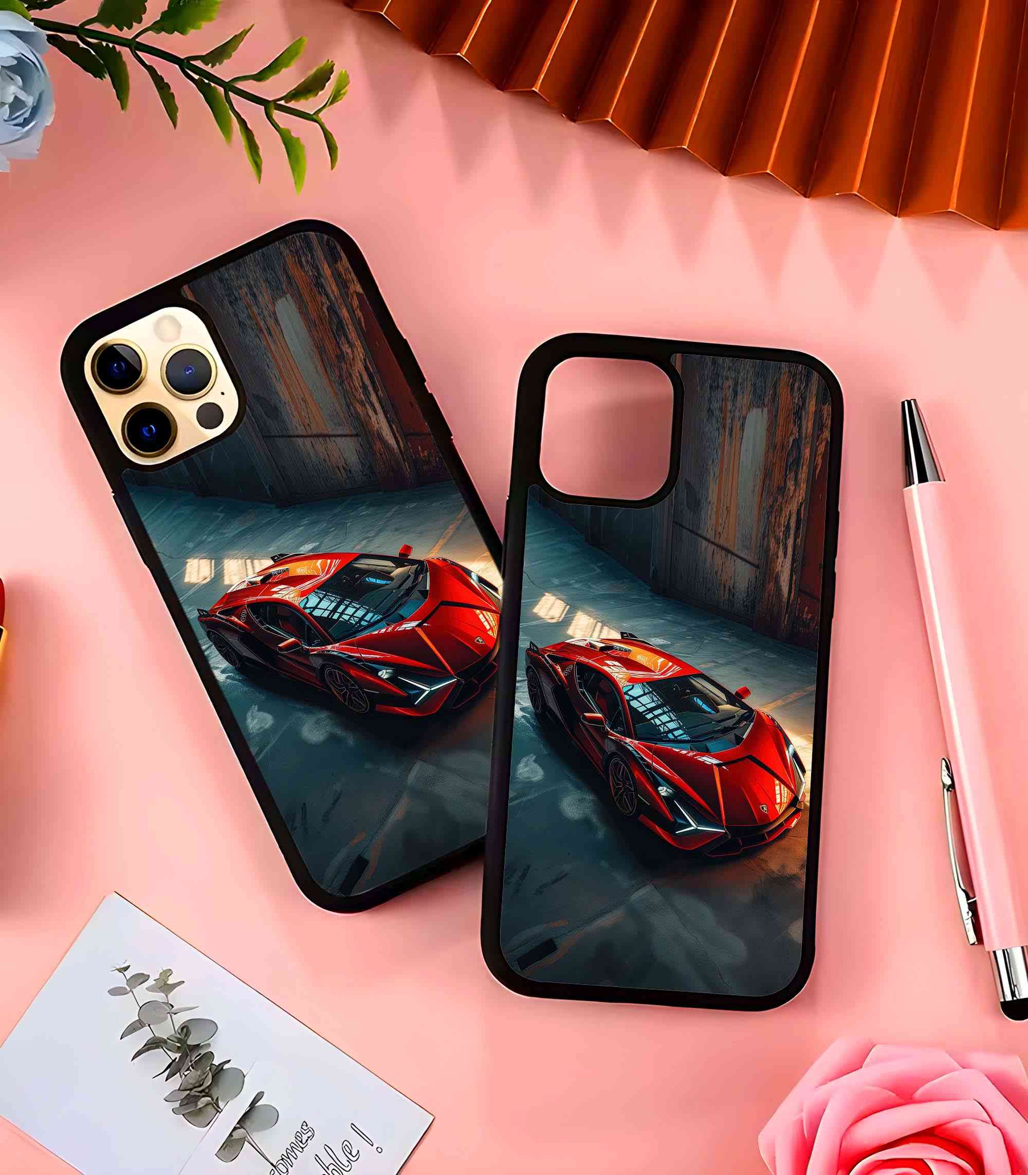 Lamborghini Revuelto 2D Rubber Mobile Back Cover Lamborghini Revuelto 2D Rubber Mobile Back Cover