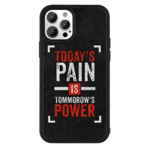 Pain is Power 2D Rubber Mobile Back Cover