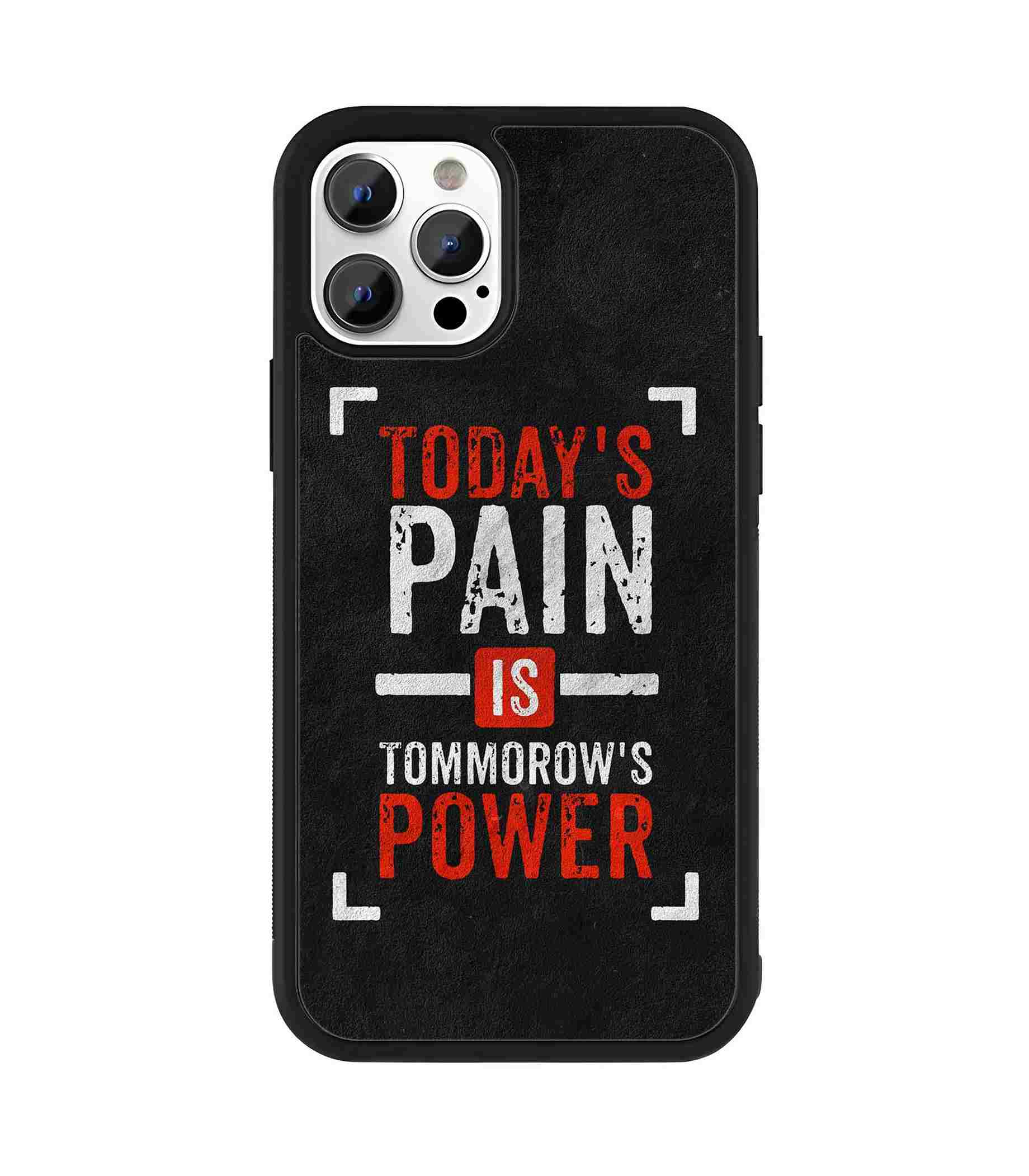 Pain is Power 2D Rubber Mobile Back Cover