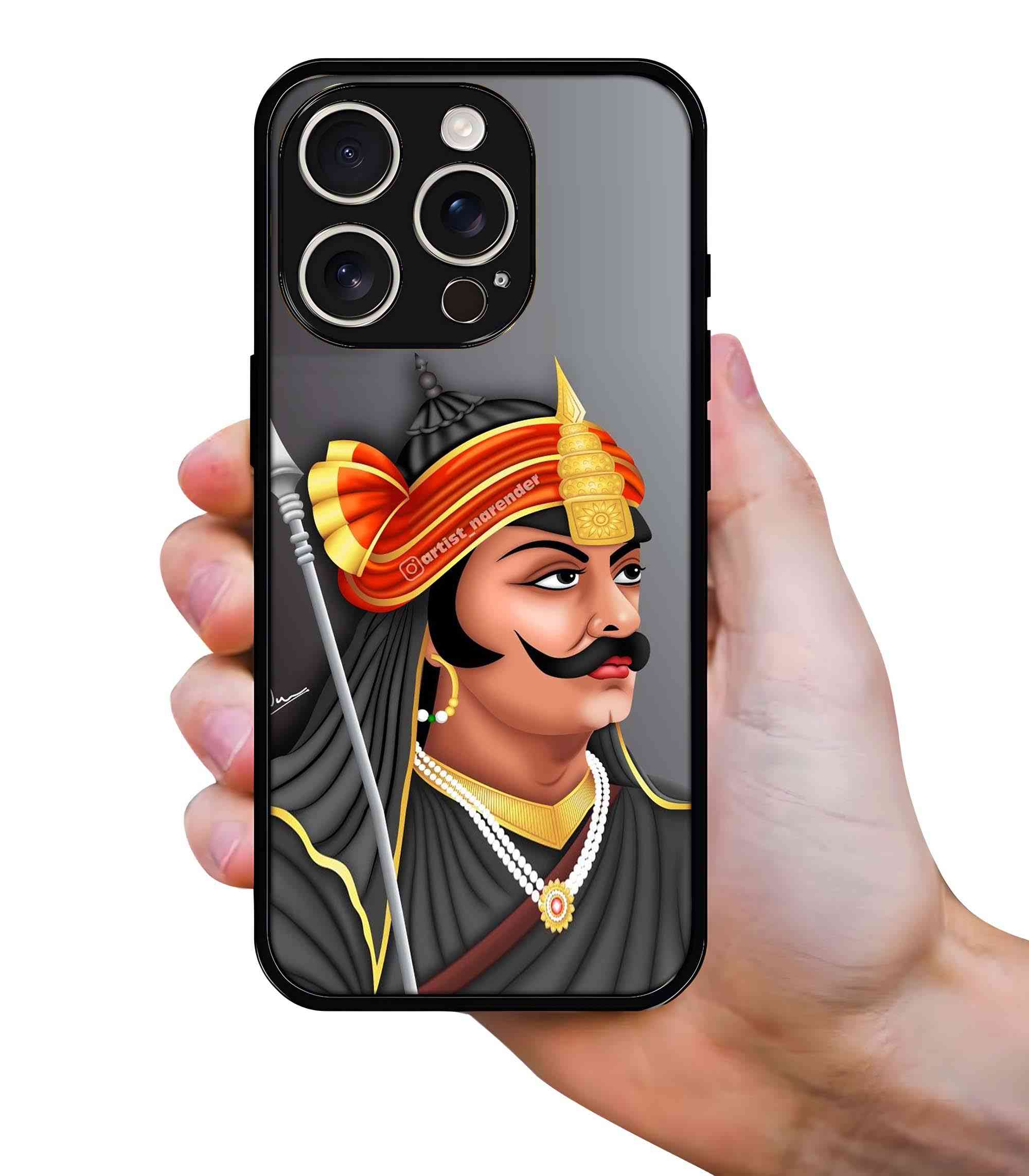 Maharana Pratap 2D Rubber Mobile Back Cover #1 Maharana Pratap 2D Rubber Mobile Back Cover #1