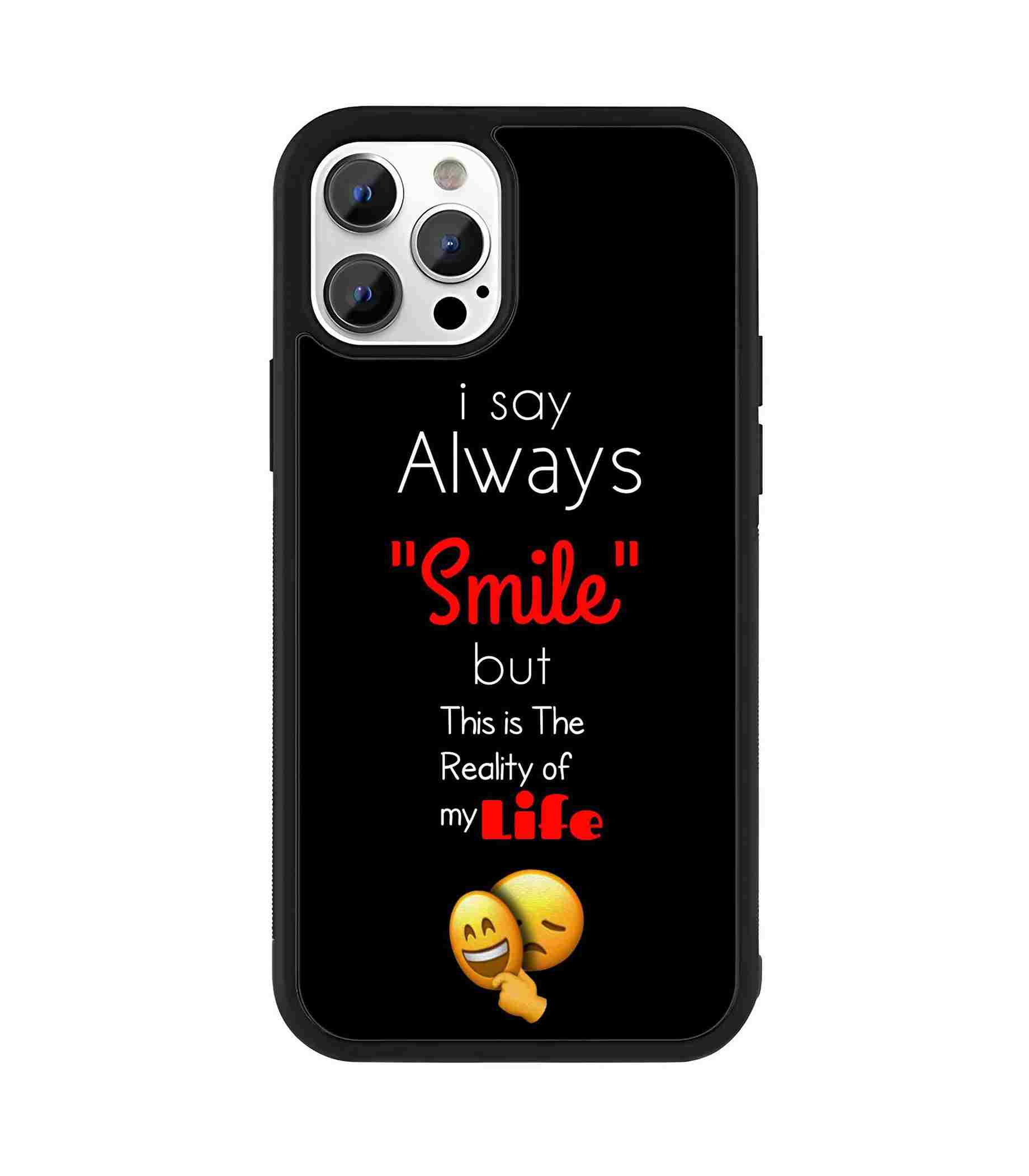 Reality of My Life 2D Rubber Mobile Back Cover Reality of My Life 2D Rubber Mobile Back Cover