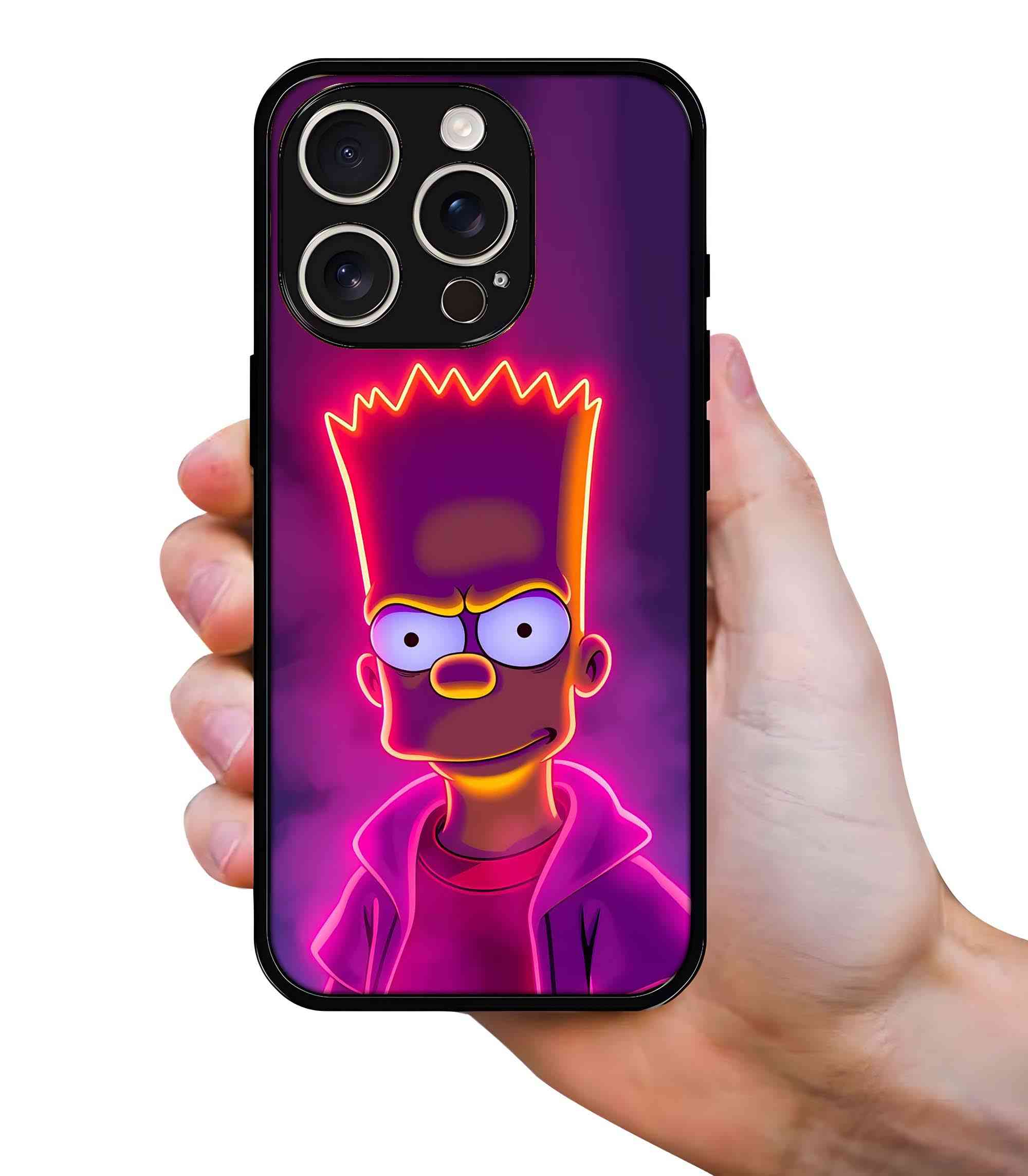 Simpson 2D Rubber Mobile Back Cover