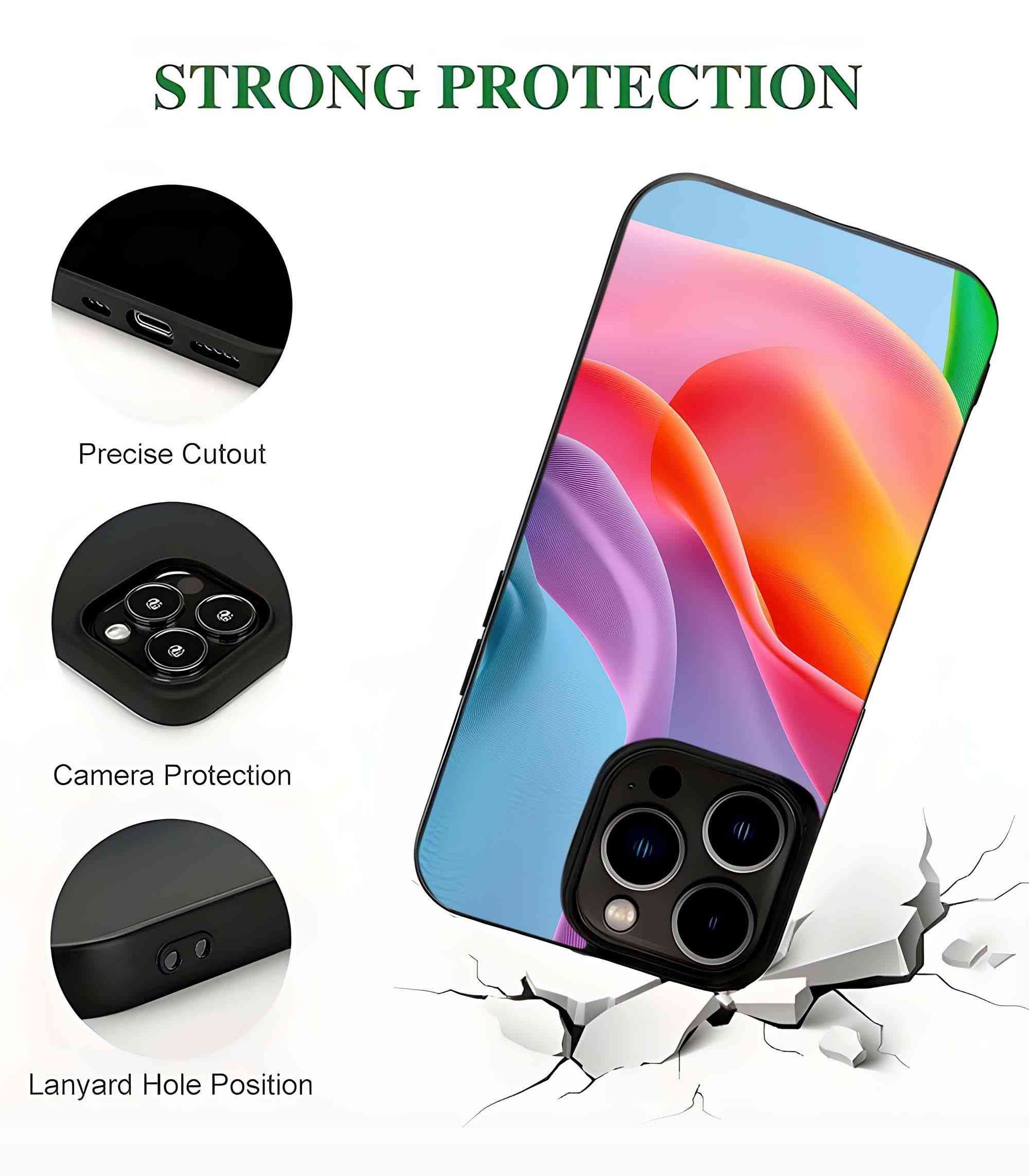 Vibrant Gradient Fluid 2D Rubber Mobile Back Cover Vibrant Gradient Fluid 2D Rubber Mobile Back Cover