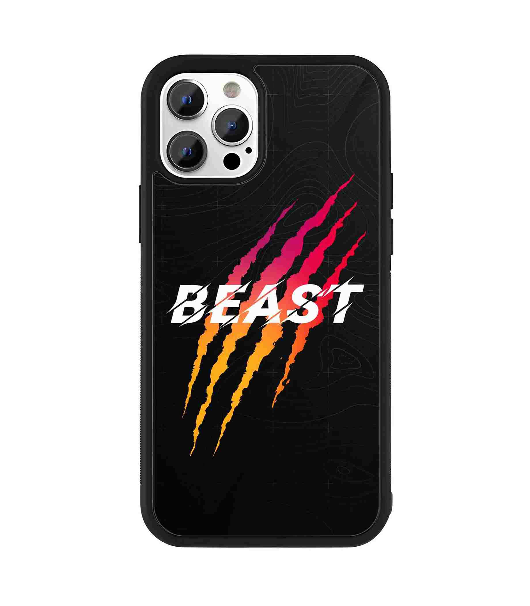 Beast Art 2D Rubber Mobile Back Cover
