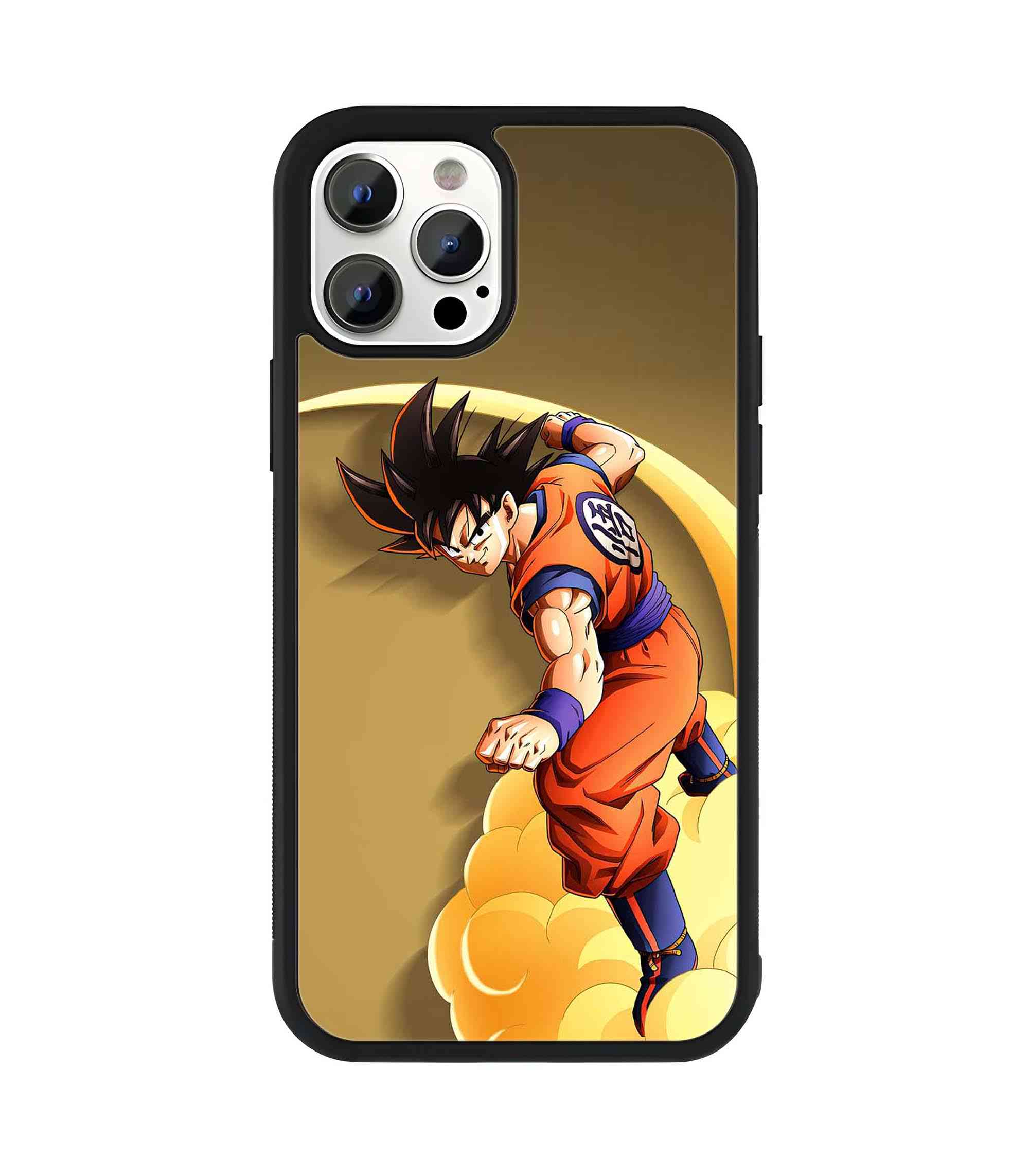 Goku Surfing 2D Rubber Mobile Back Cover Goku Surfing 2D Rubber Mobile Back Cover