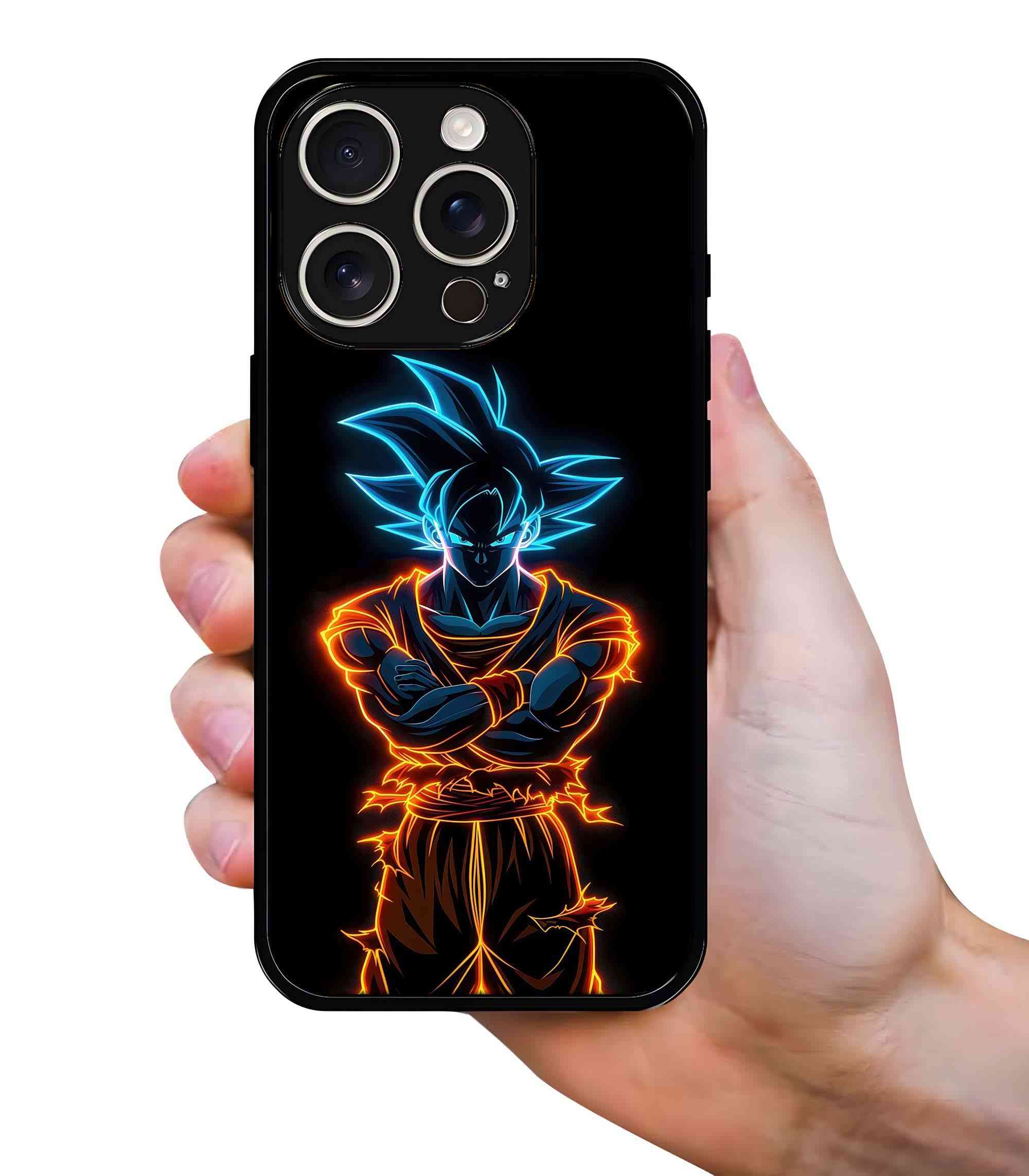Son Goku 2D Rubber Mobile Back Cover Son Goku 2D Rubber Mobile Back Cover